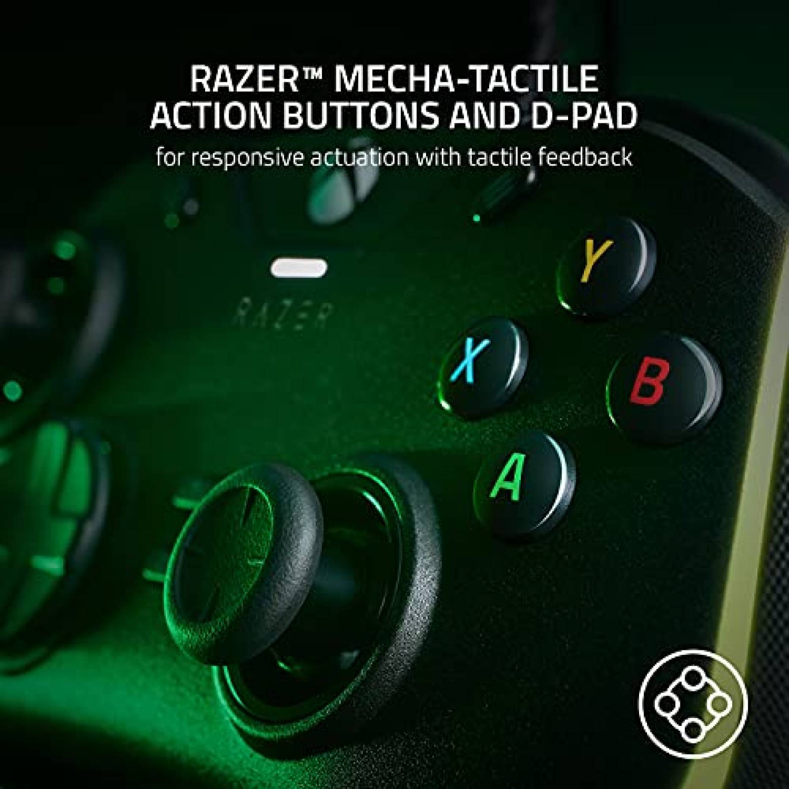 Control Xbox Razer Wolverine V2 Chroma Cableado Gaming Negro