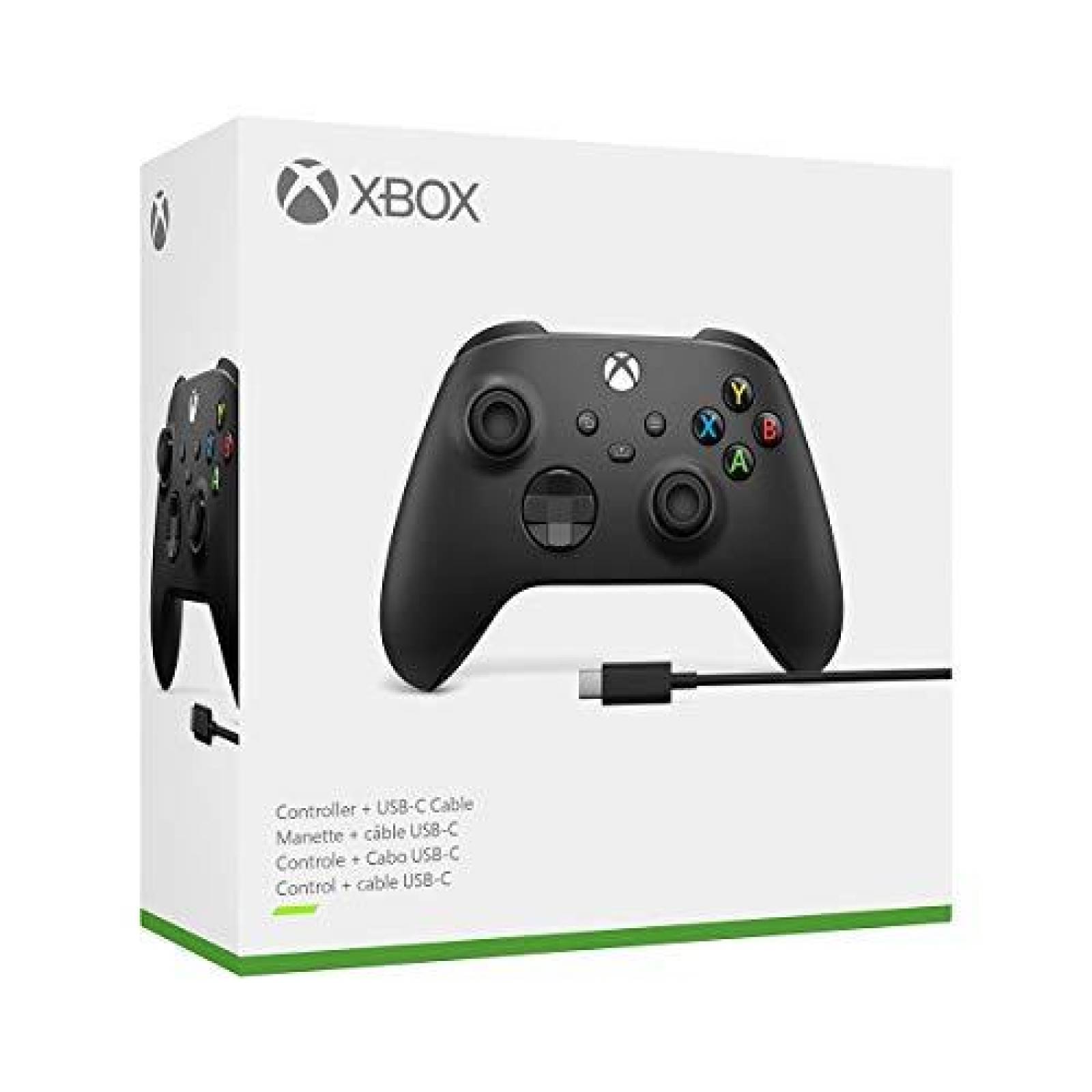 Controlador de Xbox Microsoft Inalambrico con Cable USB C