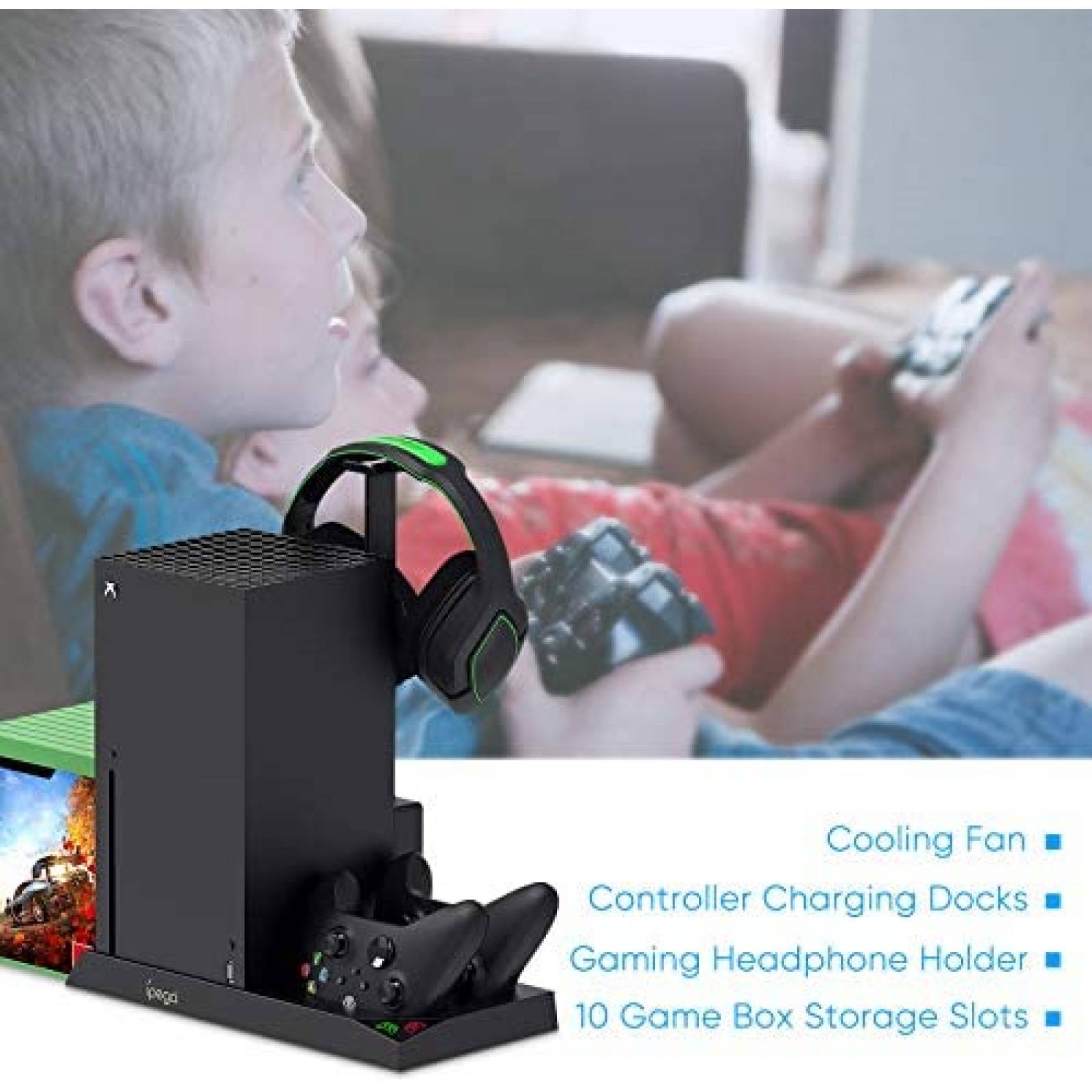 Soporte de Ventilacion FYOUNG para Xbox Series X -Negro