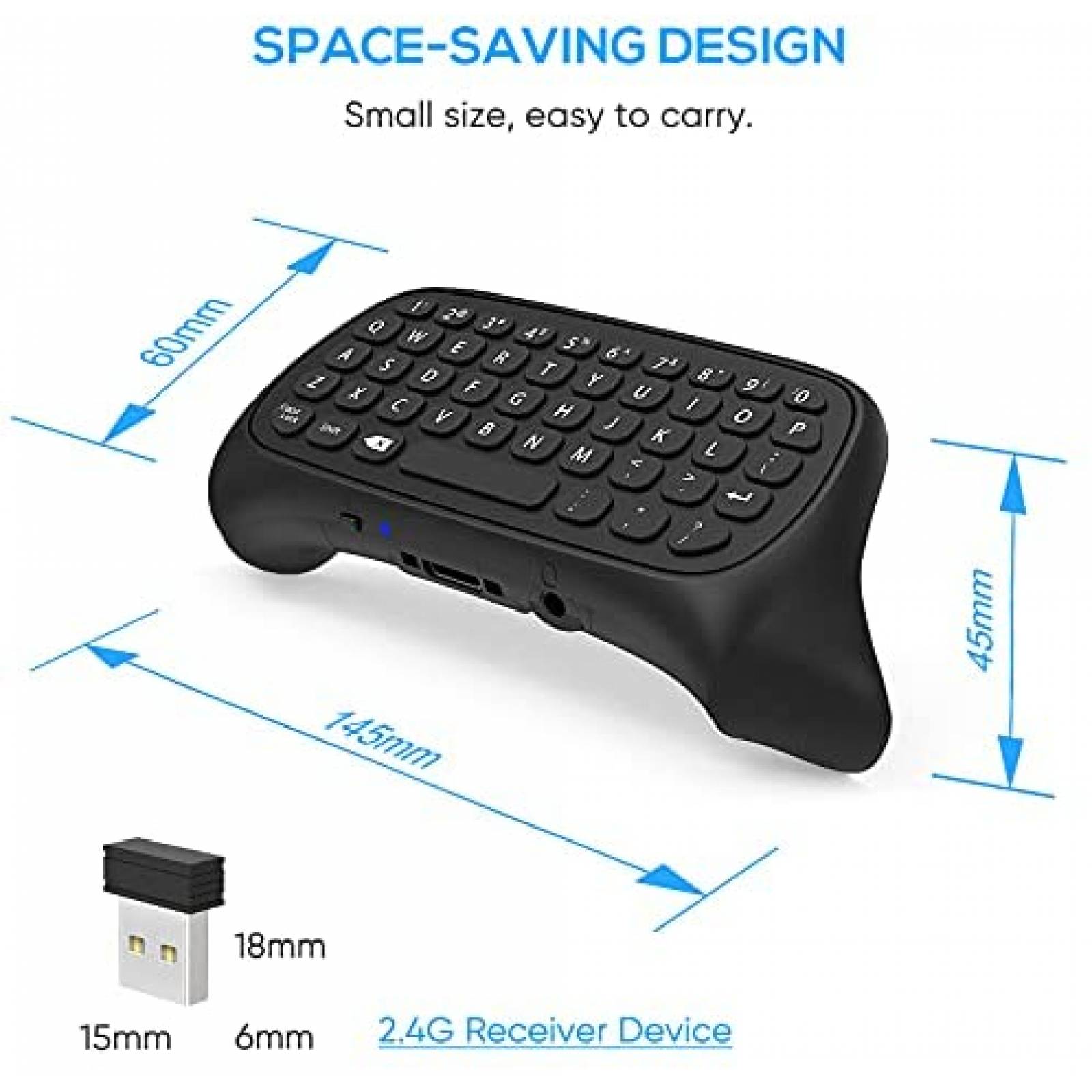Teclado Inalambrico Fyoung para Control de Xbox -Negro
