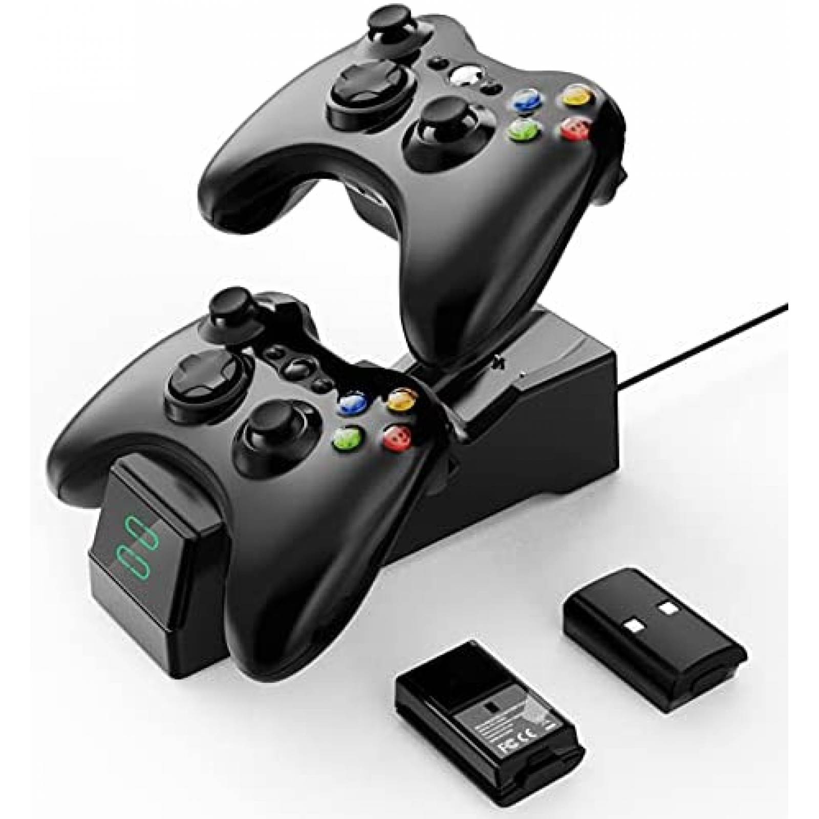 Base De Carga YCCTEAM Para Control Xbox 360 -Negro