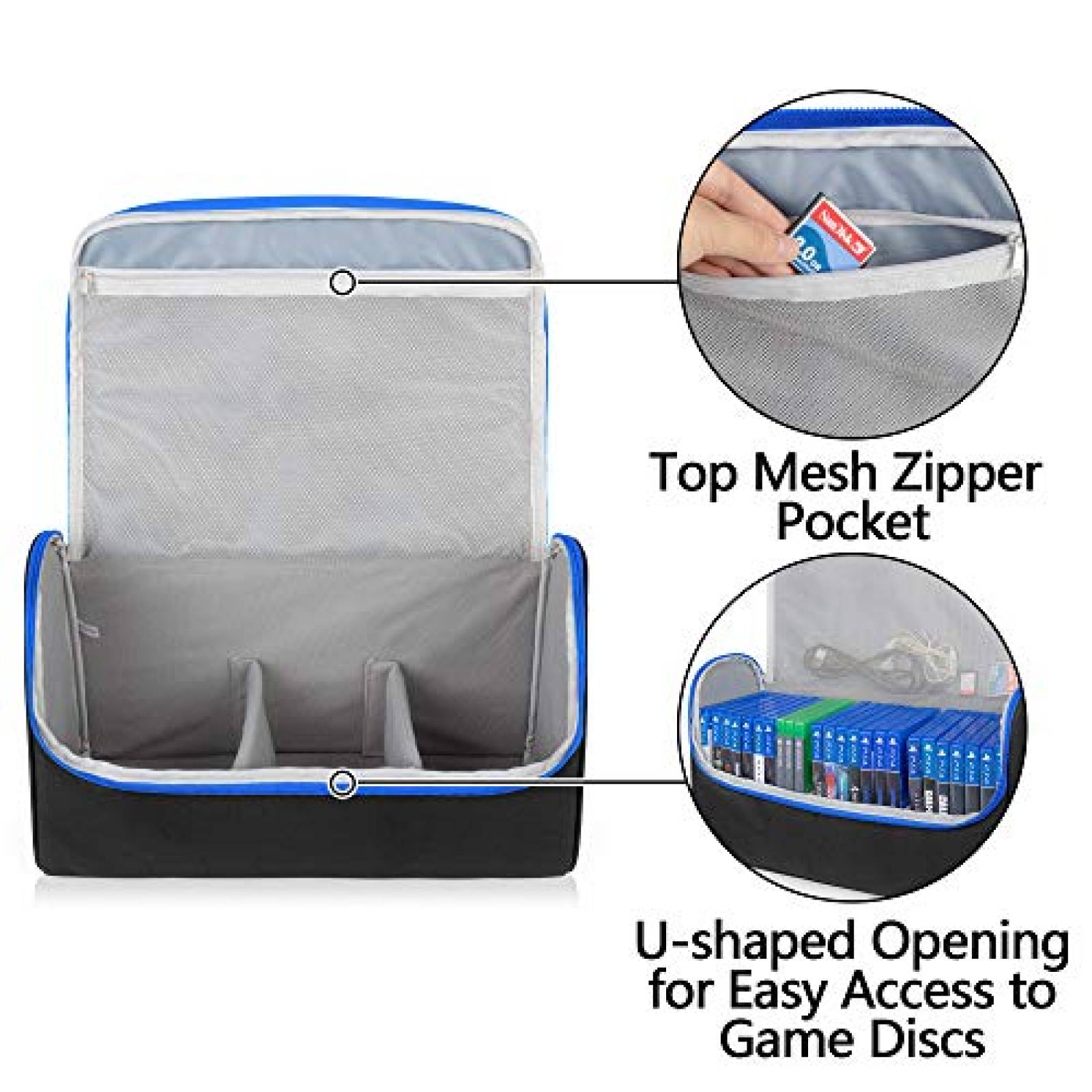 Estuche de Almacenamiento Trunab Para 24 Discos Xbox 360