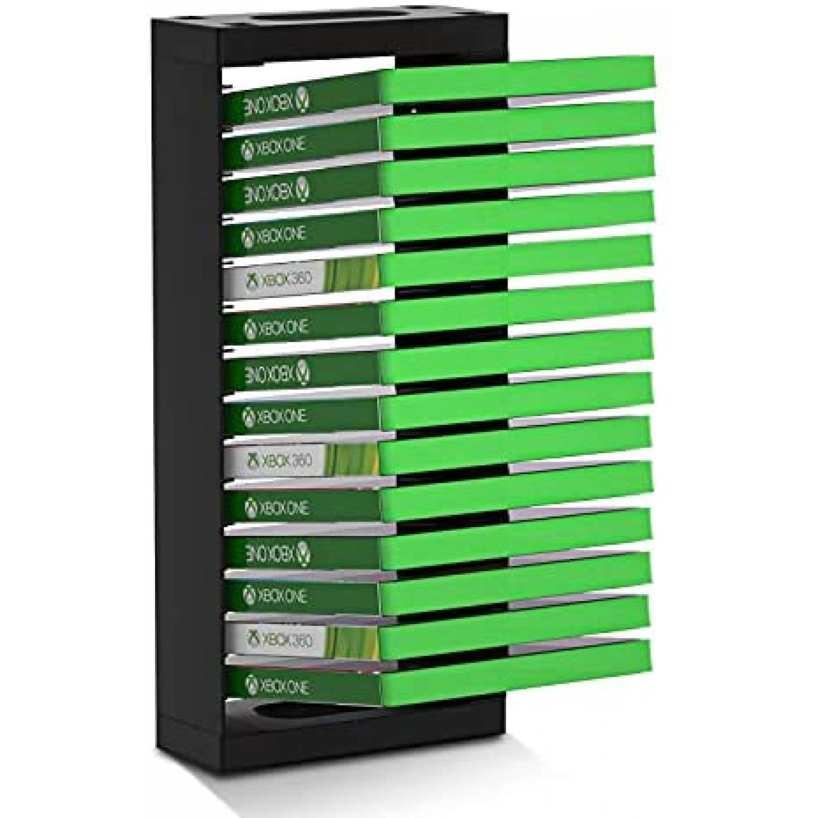 Organizador ECHZOVE Para Hasta 14 Cajas de Juegos -Negro