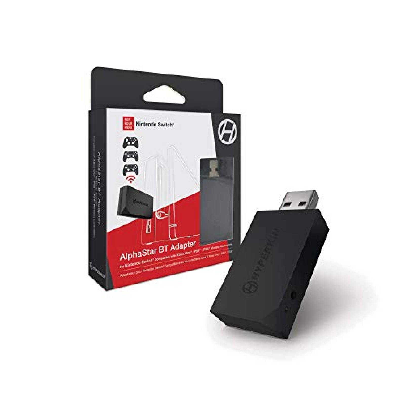 Adaptador Hyperkin Alphastar para Nintendo Switch -Negro