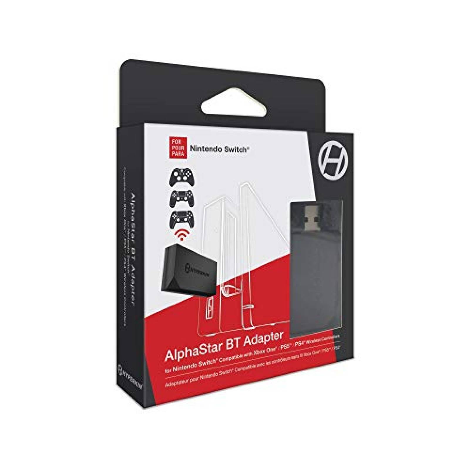 Adaptador Hyperkin Alphastar para Nintendo Switch -Negro