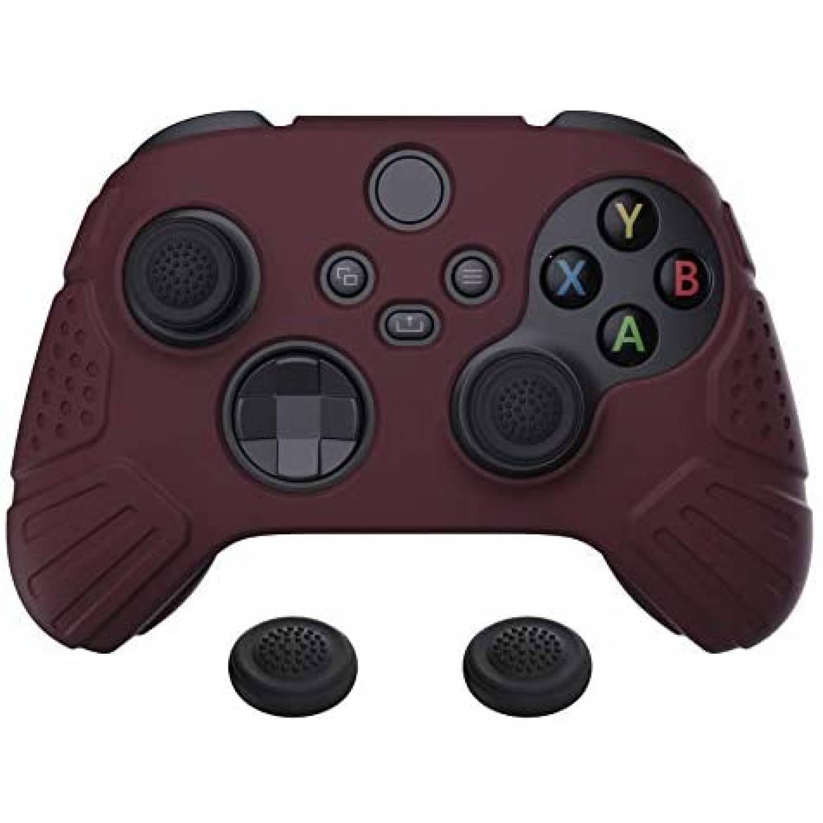 Protector para control Xbox One eXtremeRate hule -Rojo vino