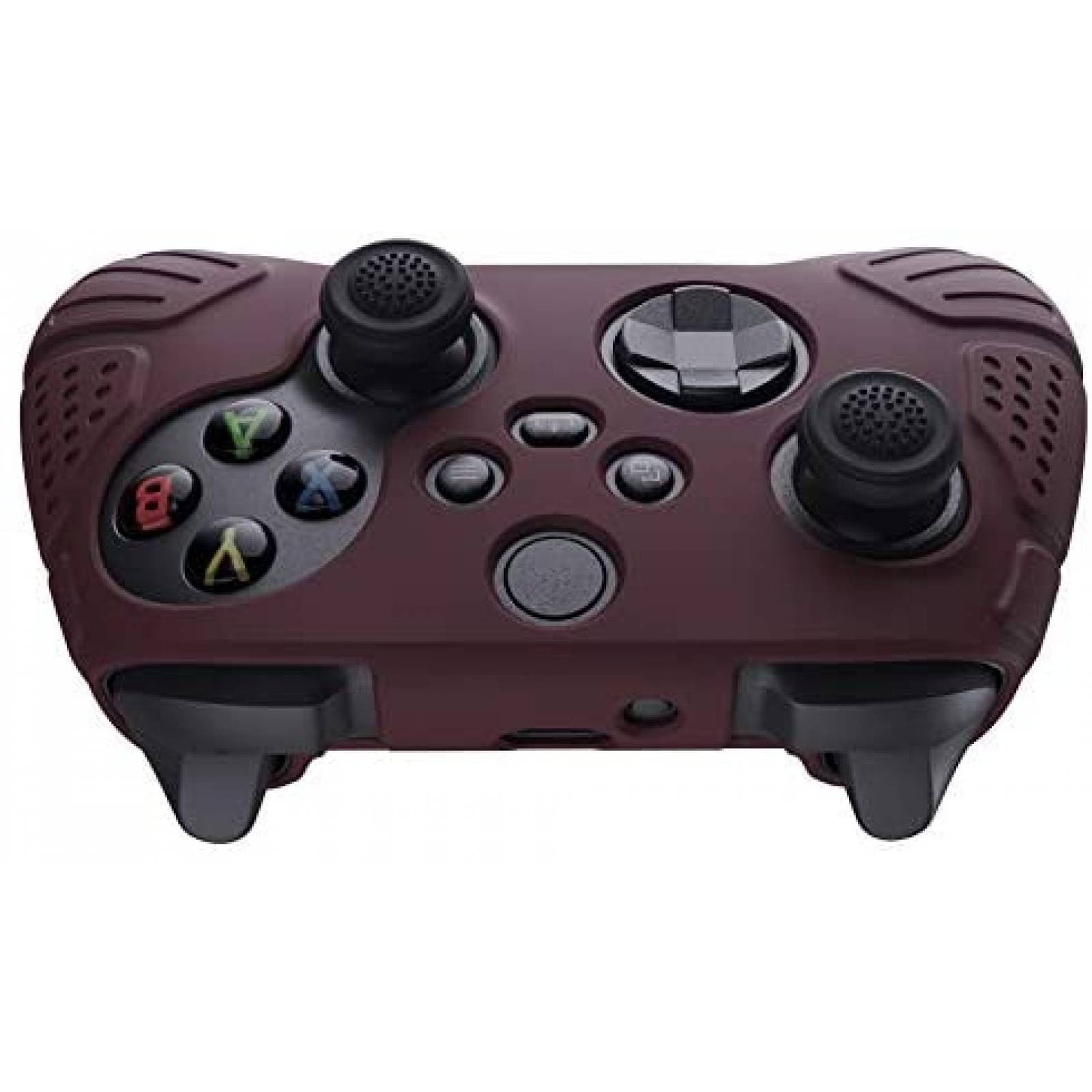 Protector para control Xbox One eXtremeRate hule -Rojo vino
