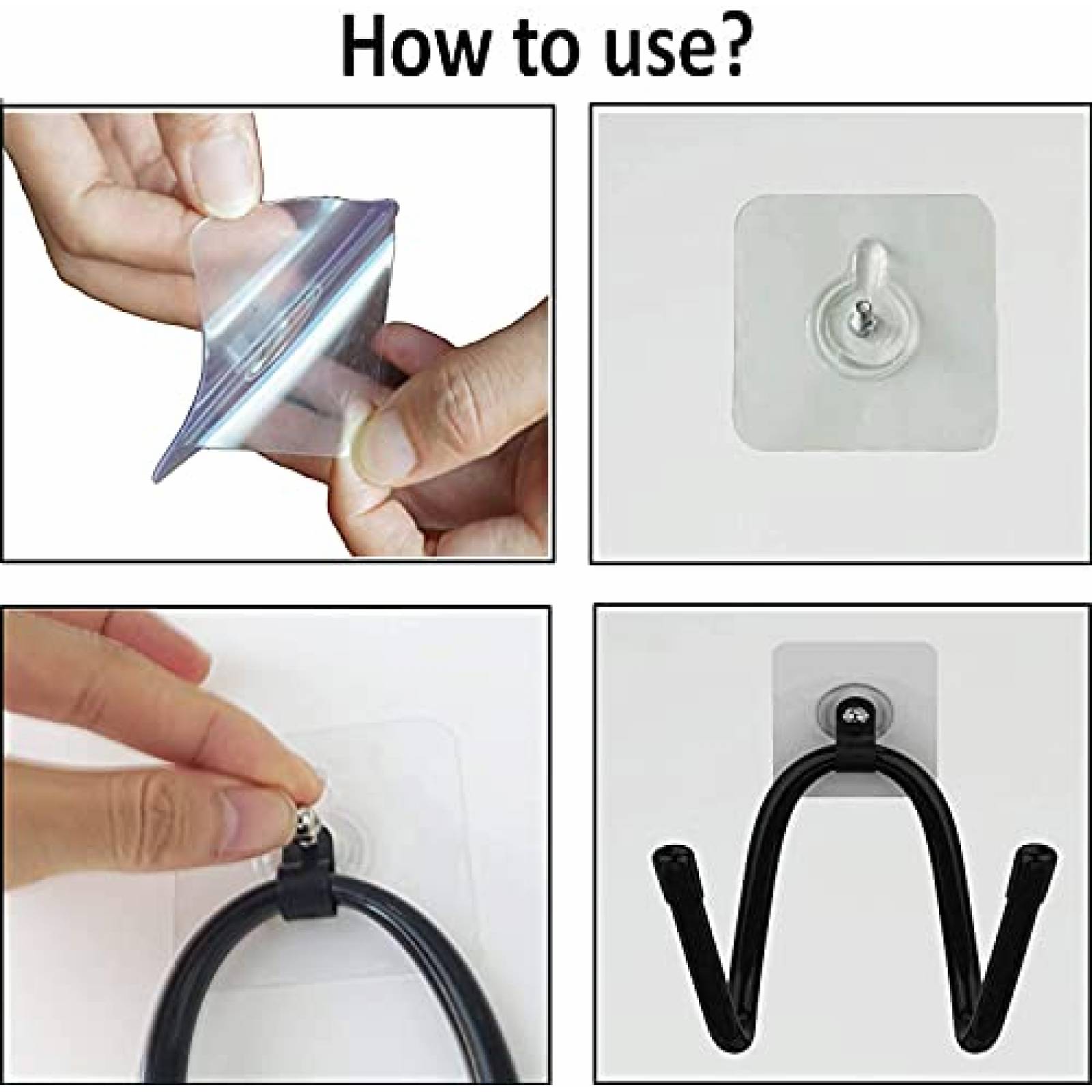 Pack montura para control Wall Mount Stand Holder x2 -Negro