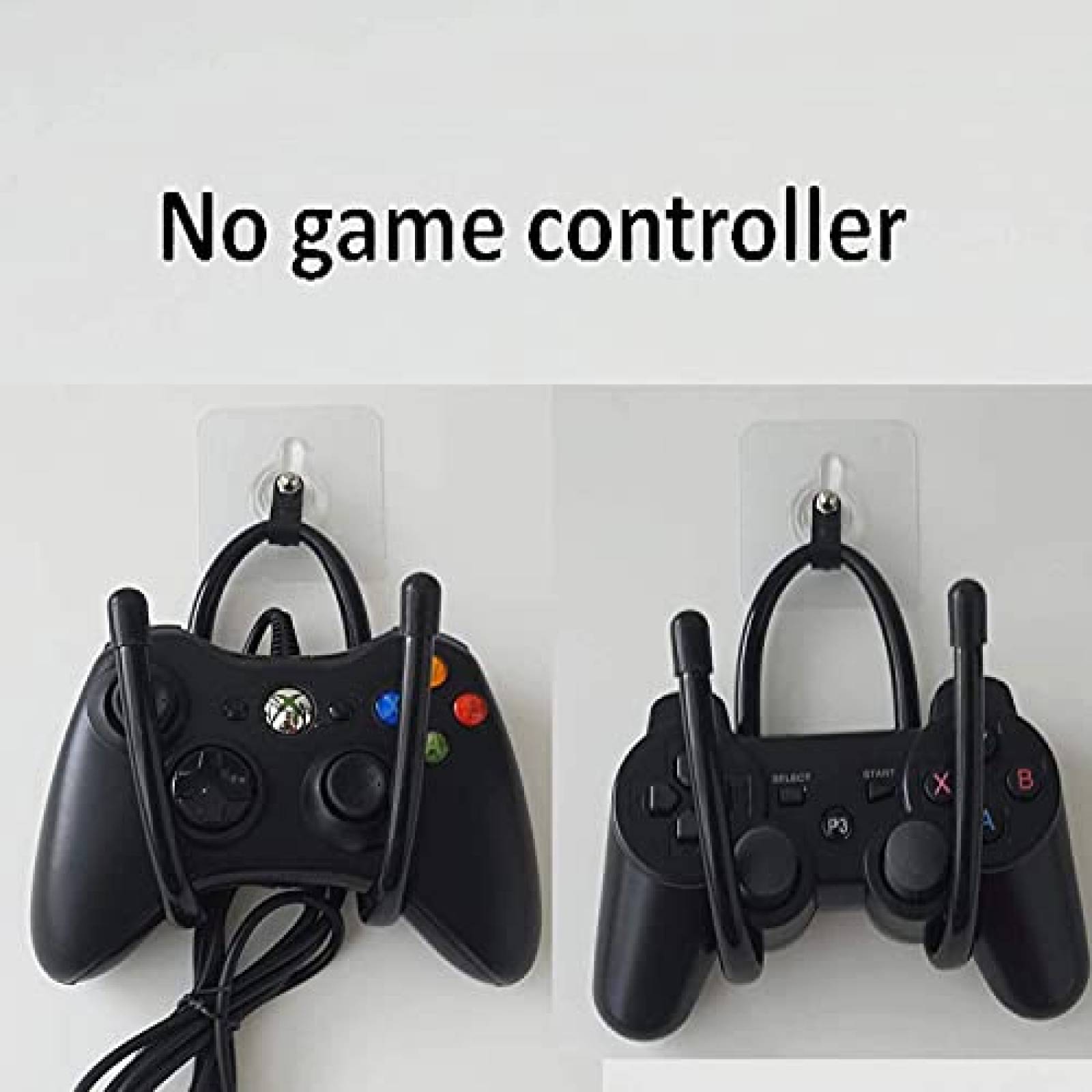 Pack montura para control Wall Mount Stand Holder x2 -Negro