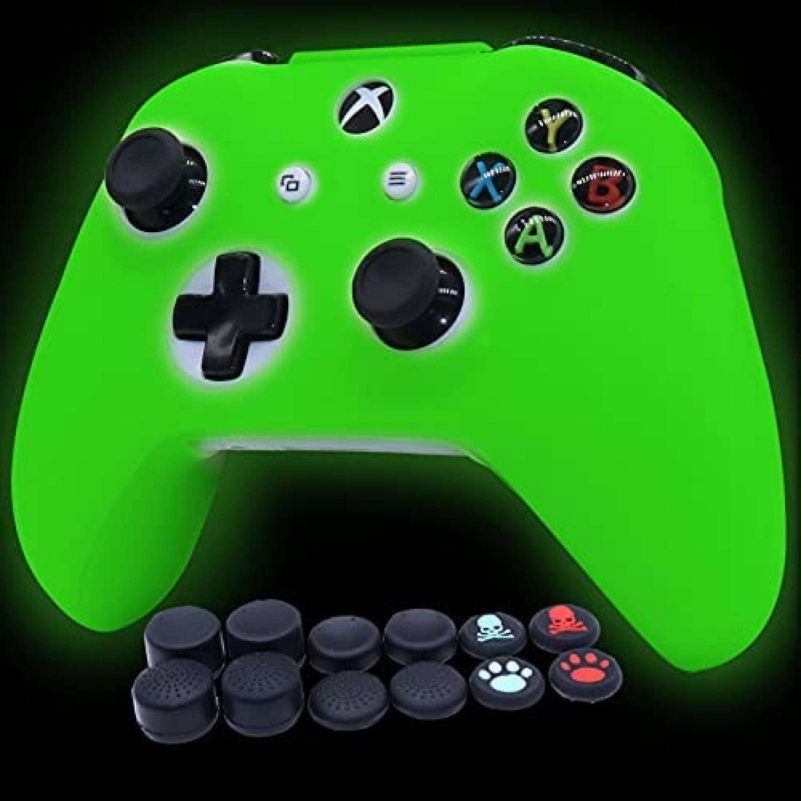 Funda de Silicon RALAN para Control de Xbox One -Verde