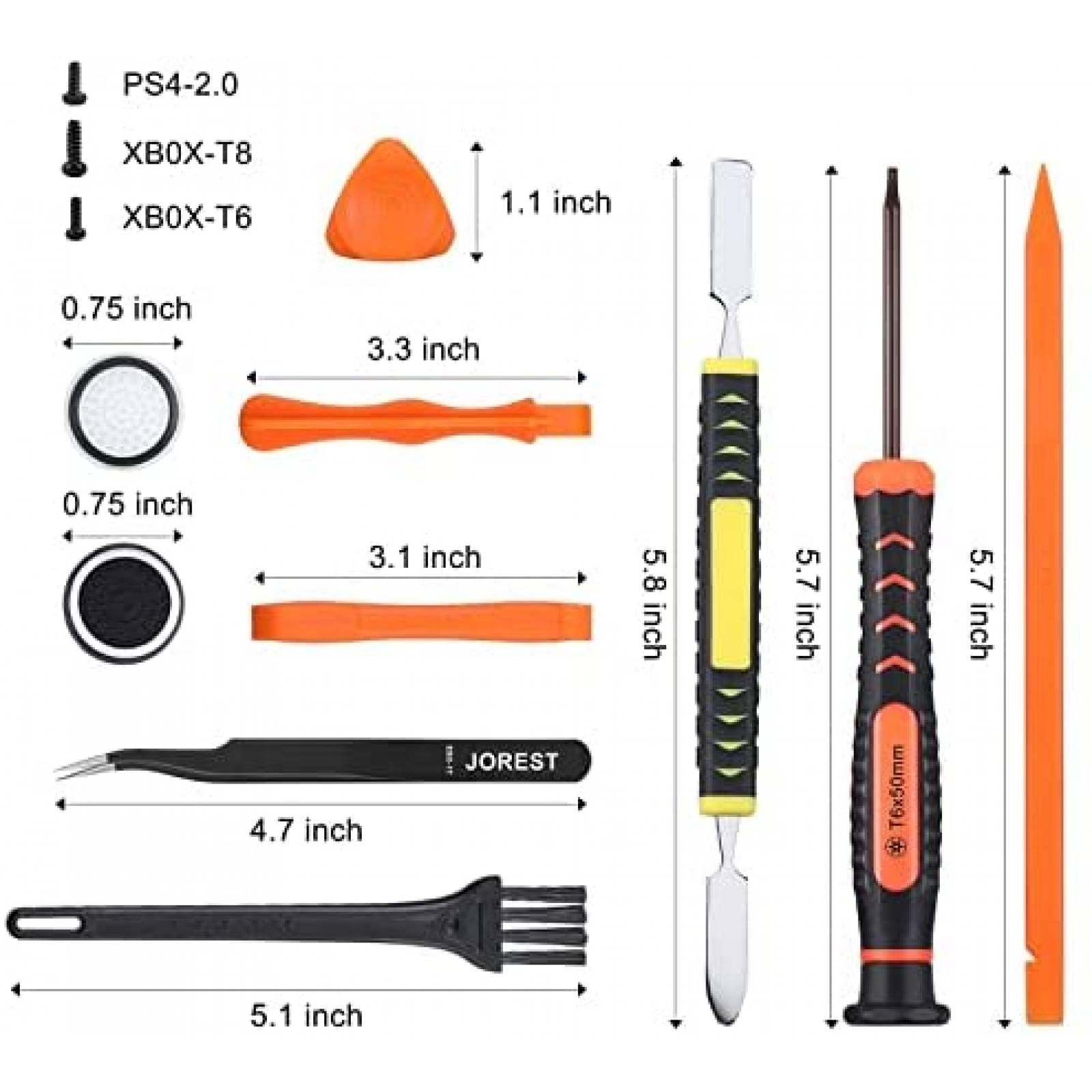 Kit de Herramientas Jorest para Reparacion de Consola