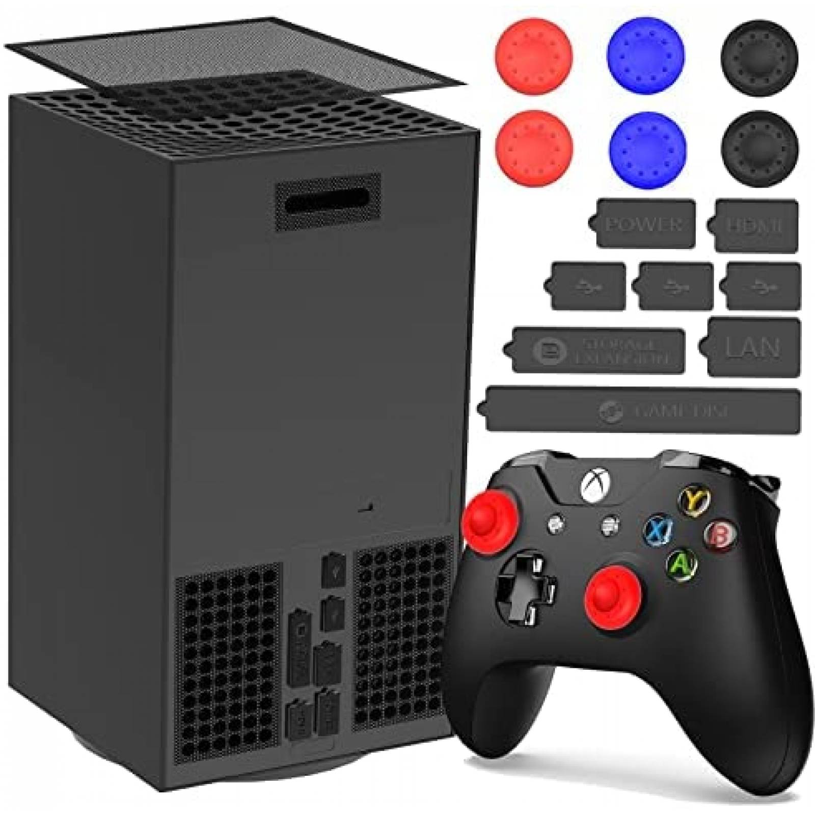 Set de Filtros de Polvo GAMSURFING para Xbox Serie X -Negro