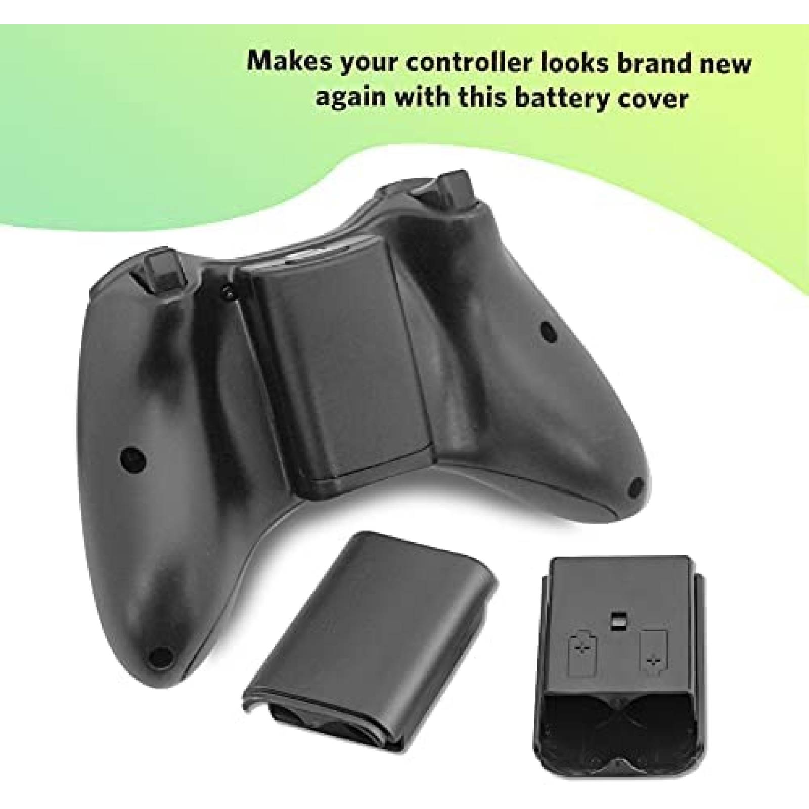 Tapa de Bateria Xahpower para Control de Xbox 360 4 Pzs -B/N