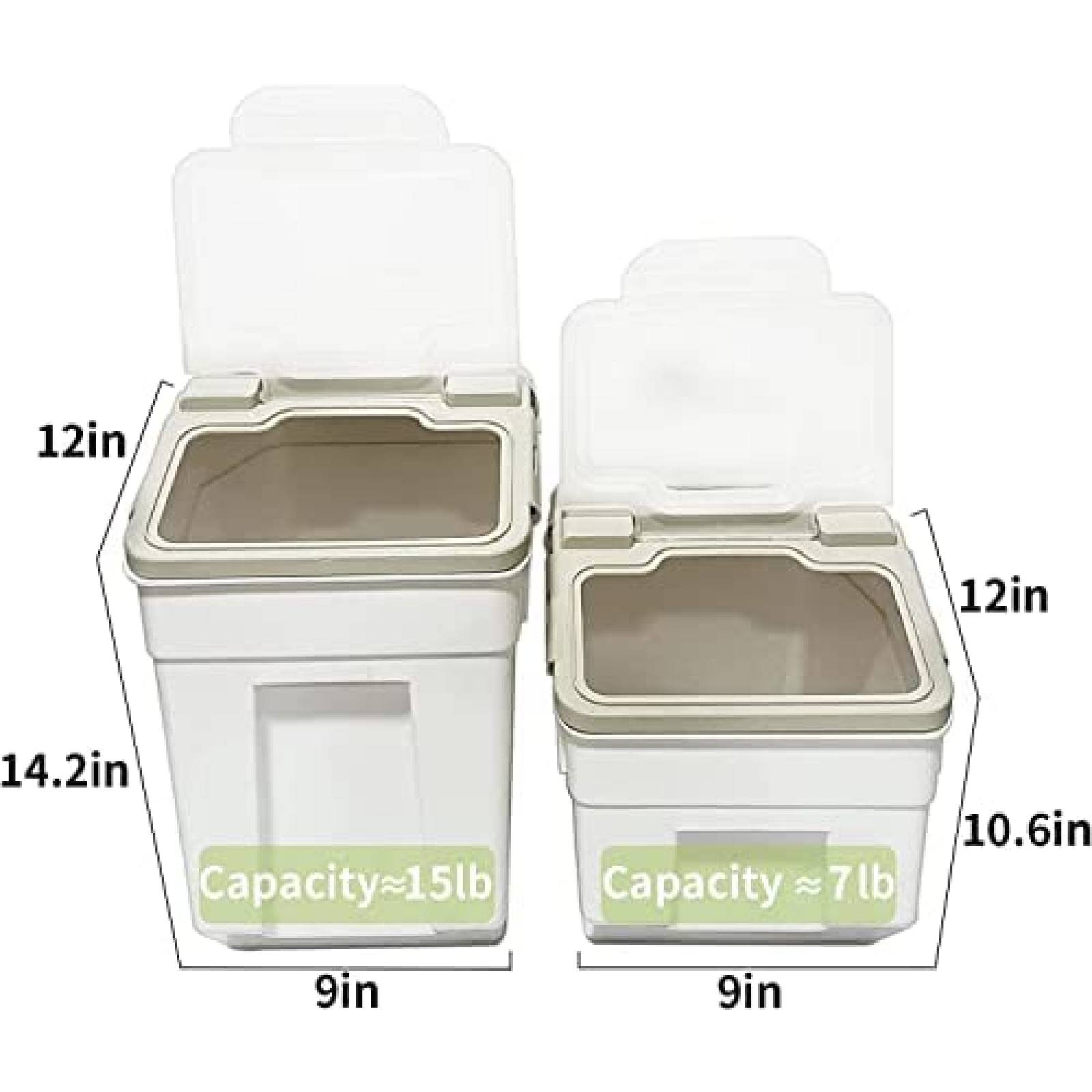 Contenedor Alimentos Mascotas Kathson Hermetico con Tapa