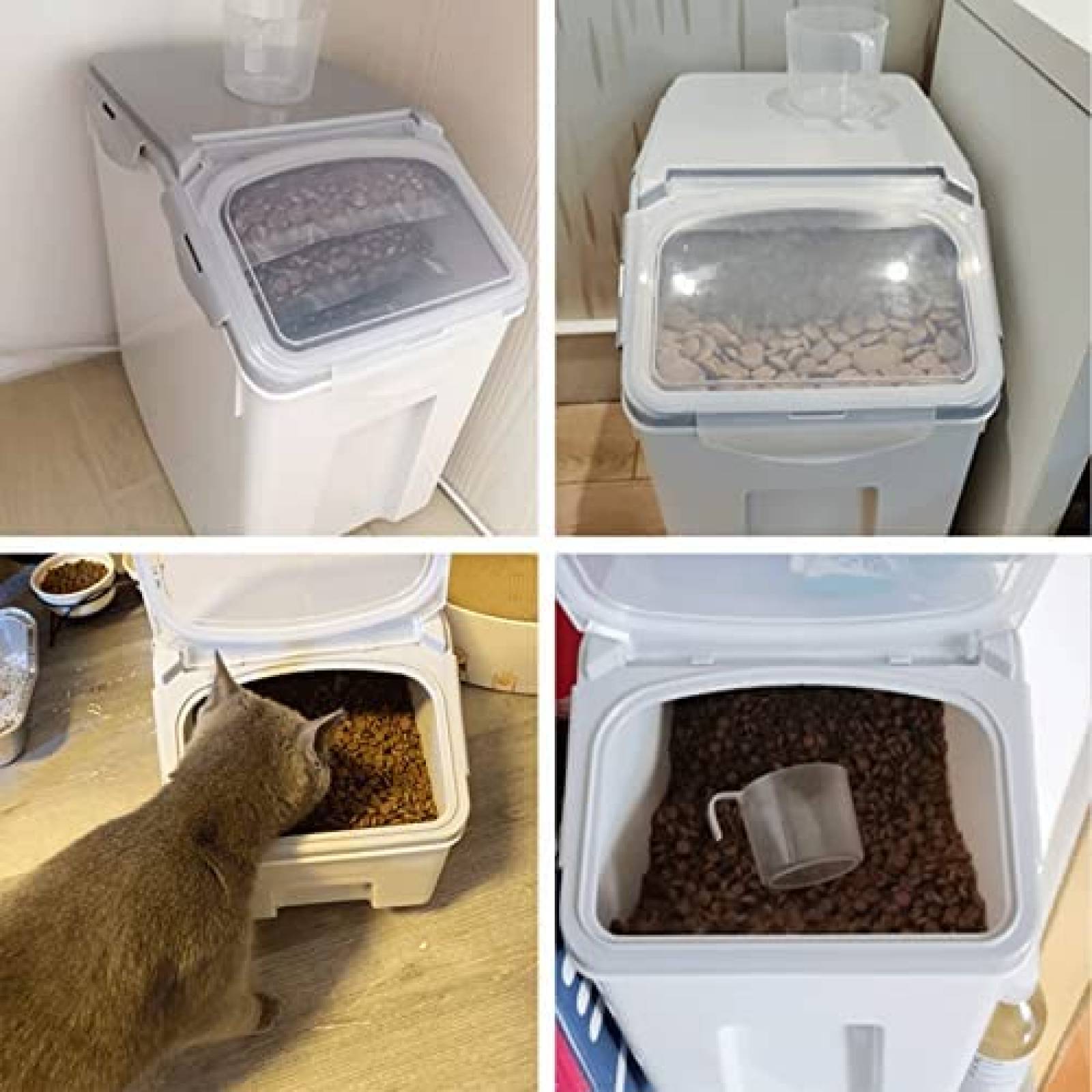 Contenedor Alimentos Mascotas Kathson Hermetico con Tapa