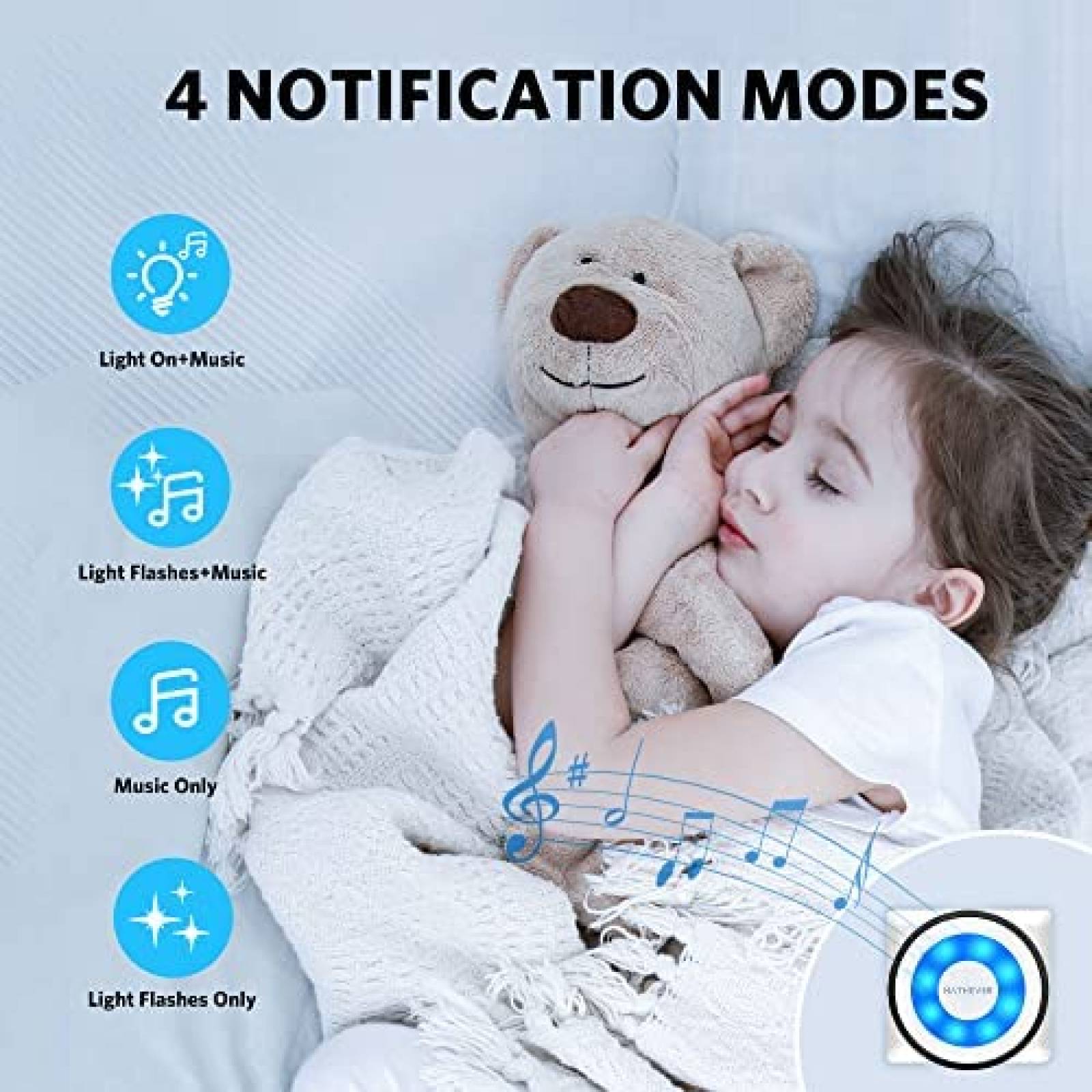 Campana Entrenadora Hathever Timbre Inalambrico IP65 -Negro