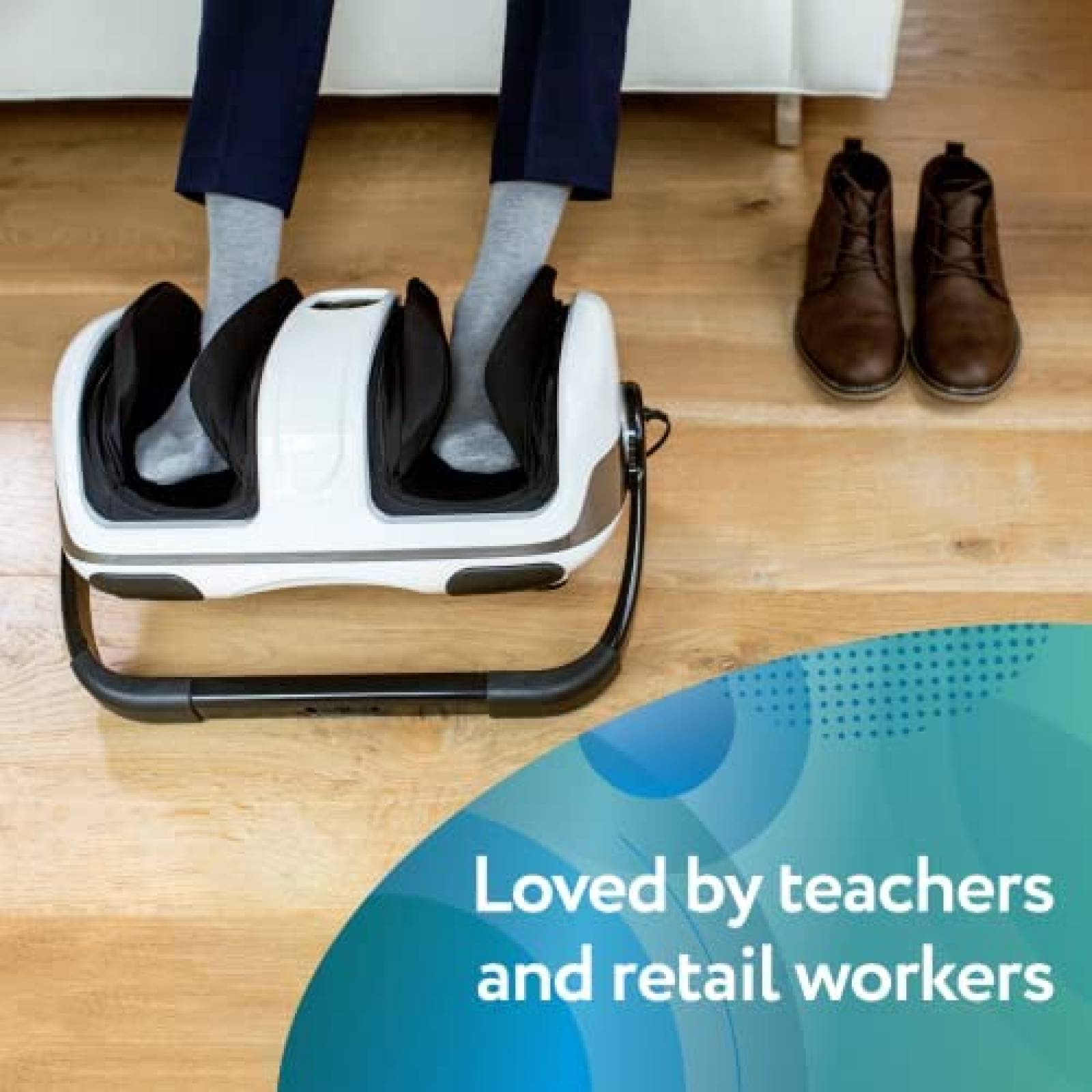 Masajerador Cloud Massage para Pie Diabetico+Control -Blanco