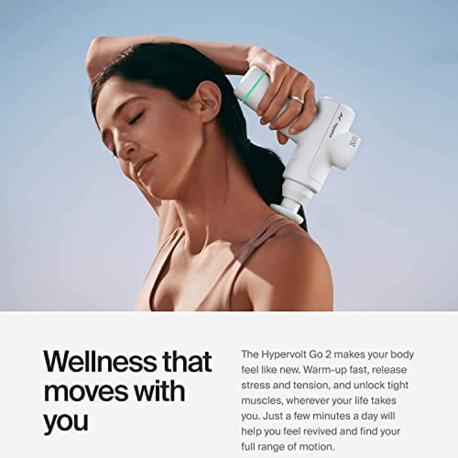 Pistola de Masaje Hyperice Hypervolt Go 2 Alivia Musculos