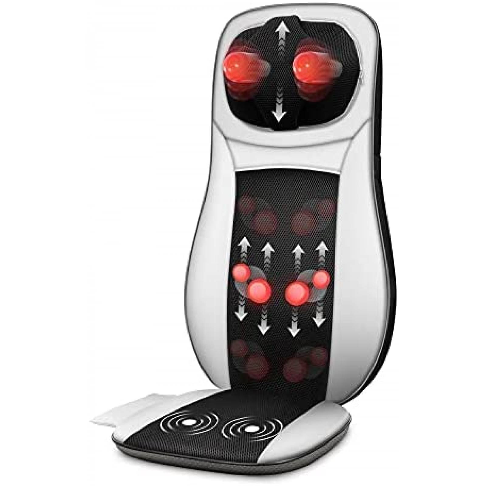 Silla Masajeadora Snailax de Compresas Termicas -Blanco