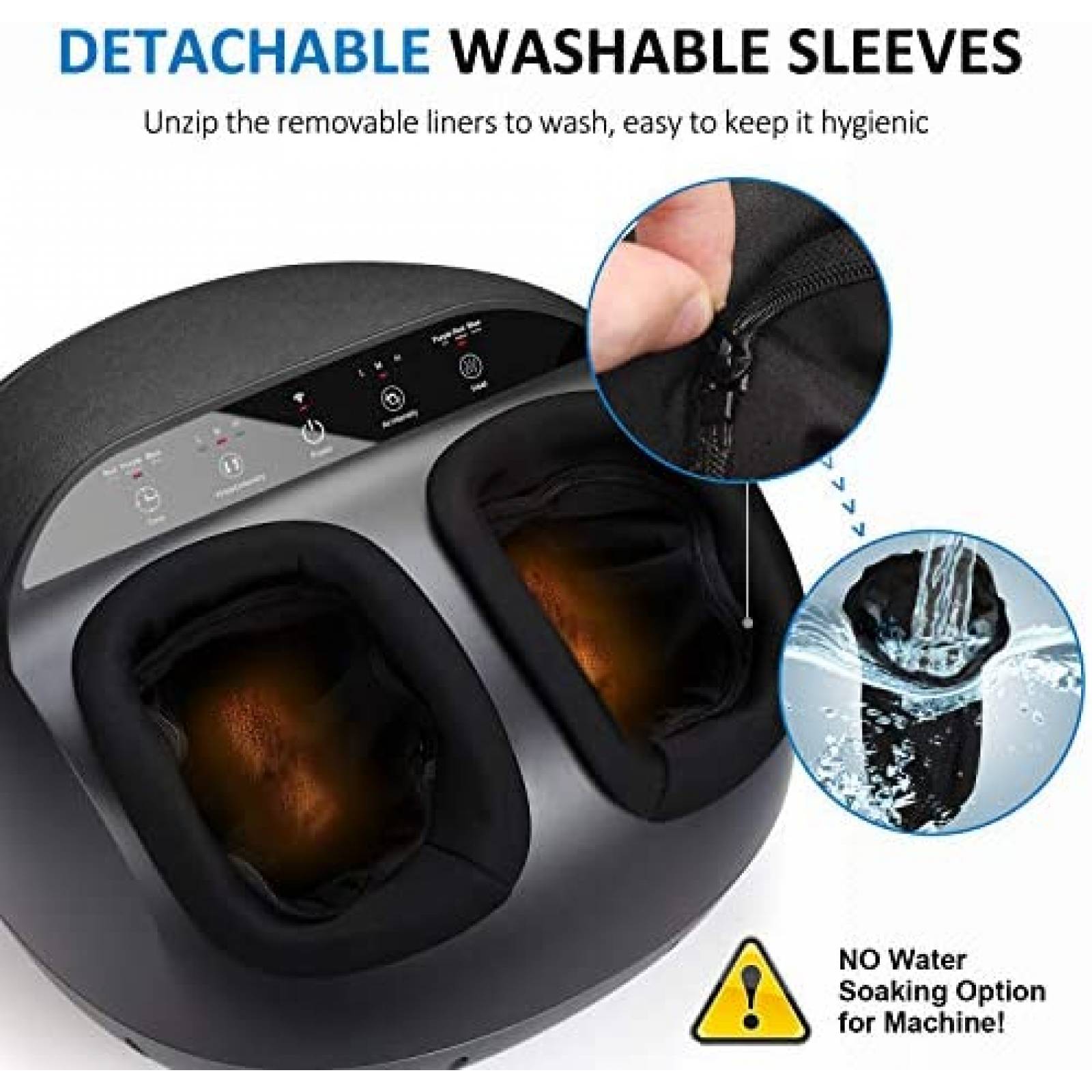 Masajerador RENPHO para Pies de Hombre talla 12 -Negro