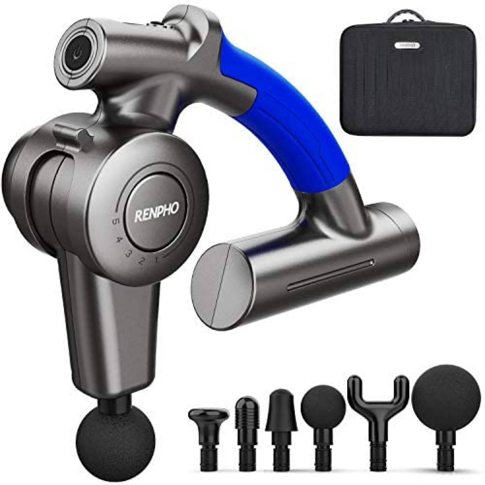 Masajeador RENPHO Ajustable Percusion Brazo Dolor Negro