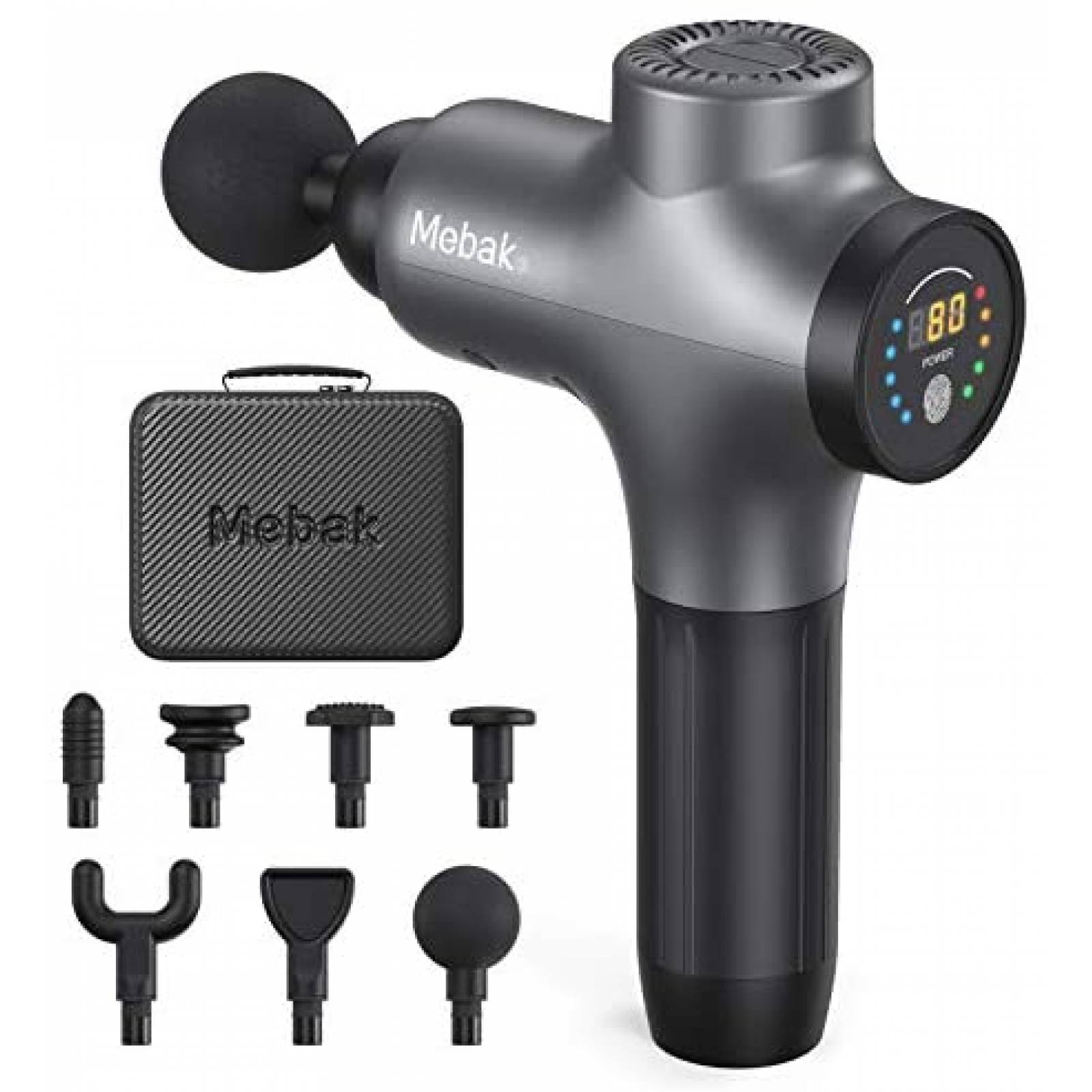 Masajeador Mebak Mebak 3 Liberador Dolor Relajacion Negro