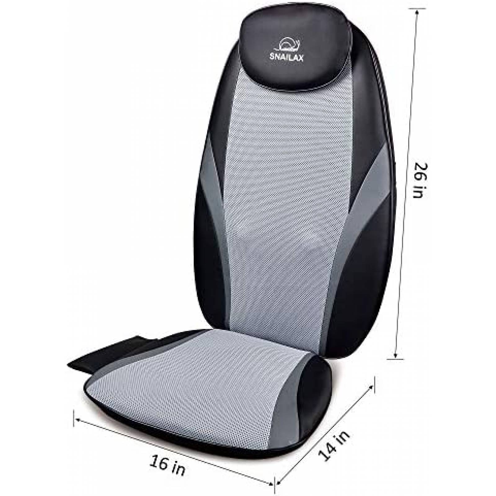 Silla Masajeadora Snailax con Control de Cable -Negro