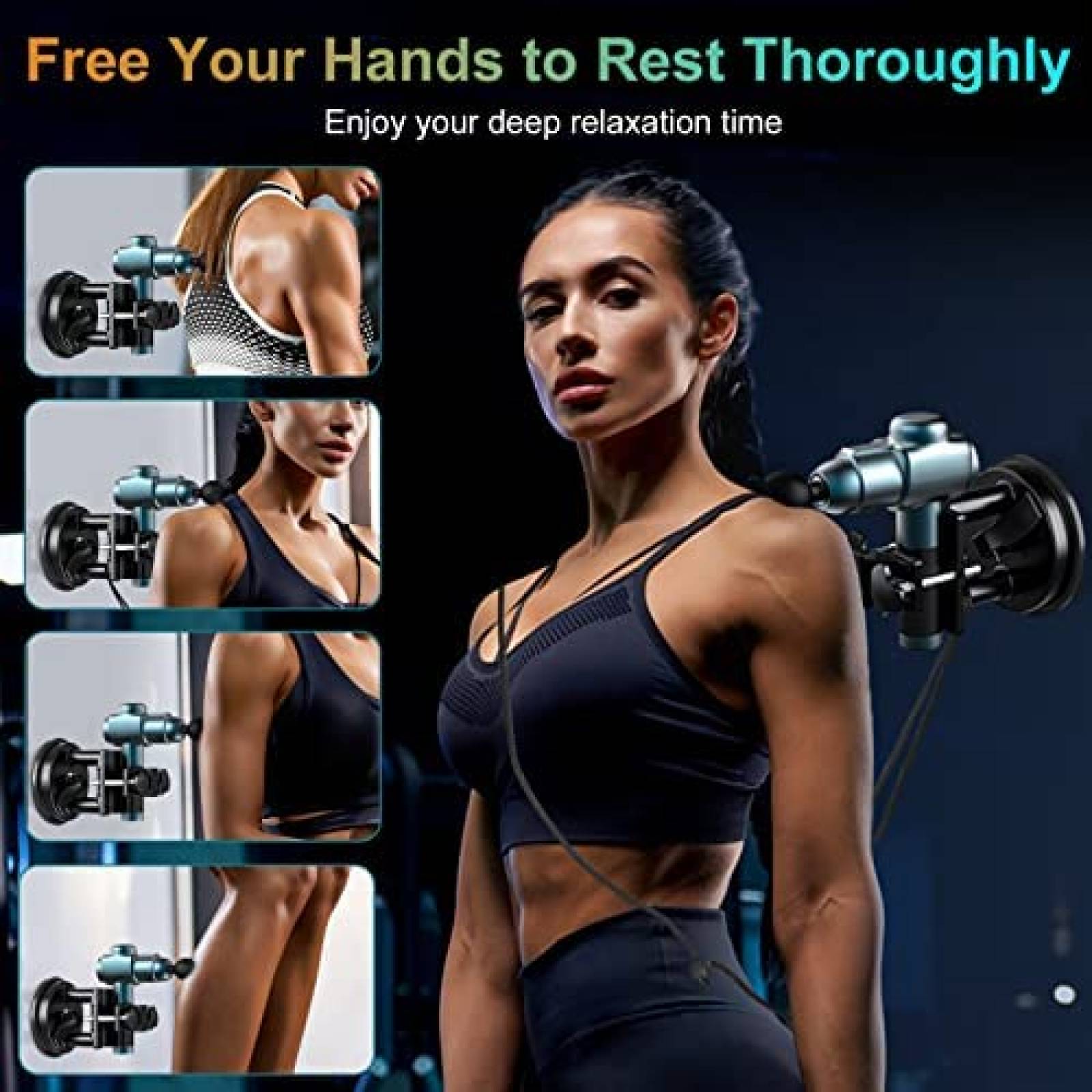 Soporte de Pistola TRYAST Para Automasaje -Negro