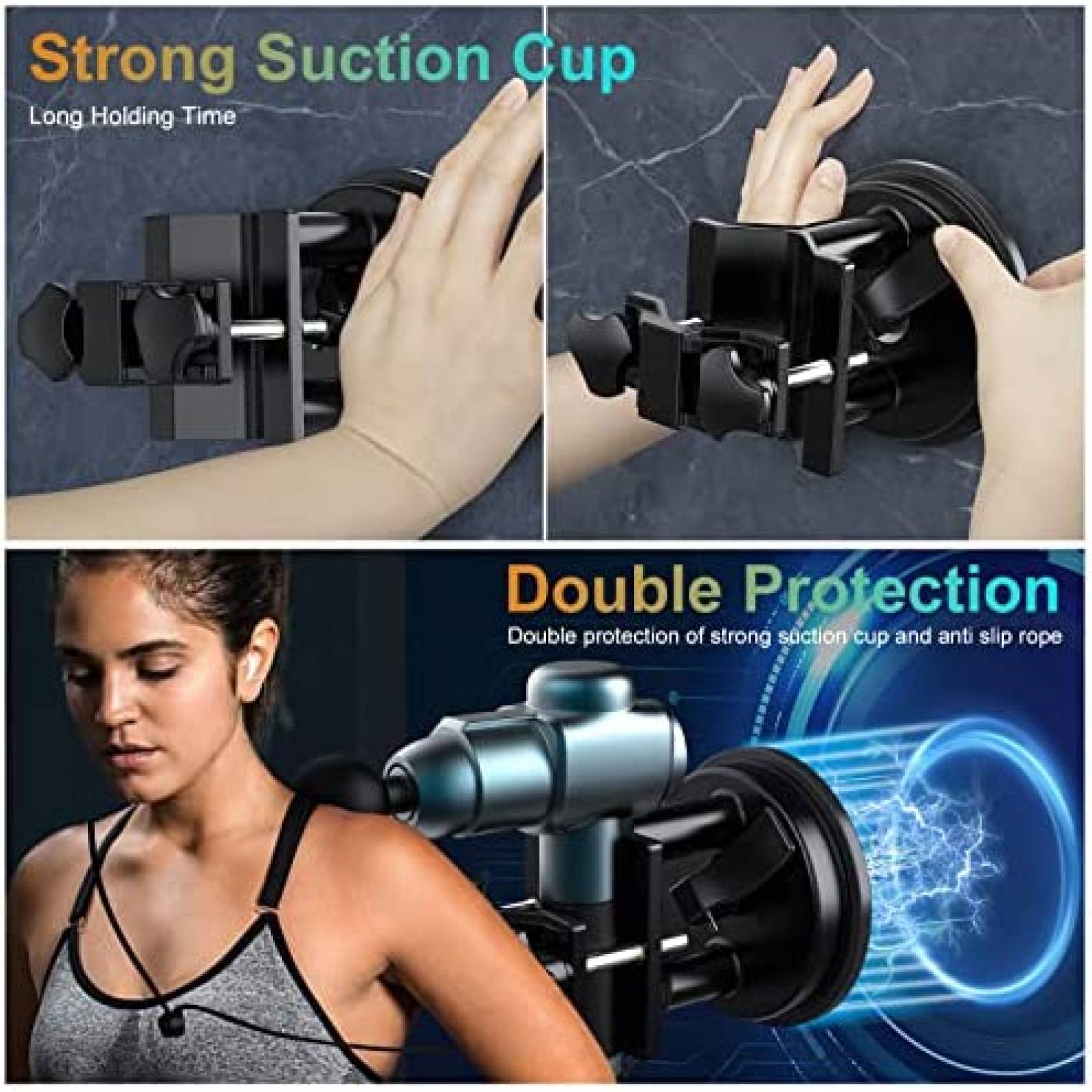 Soporte de Pistola TRYAST Para Automasaje -Negro