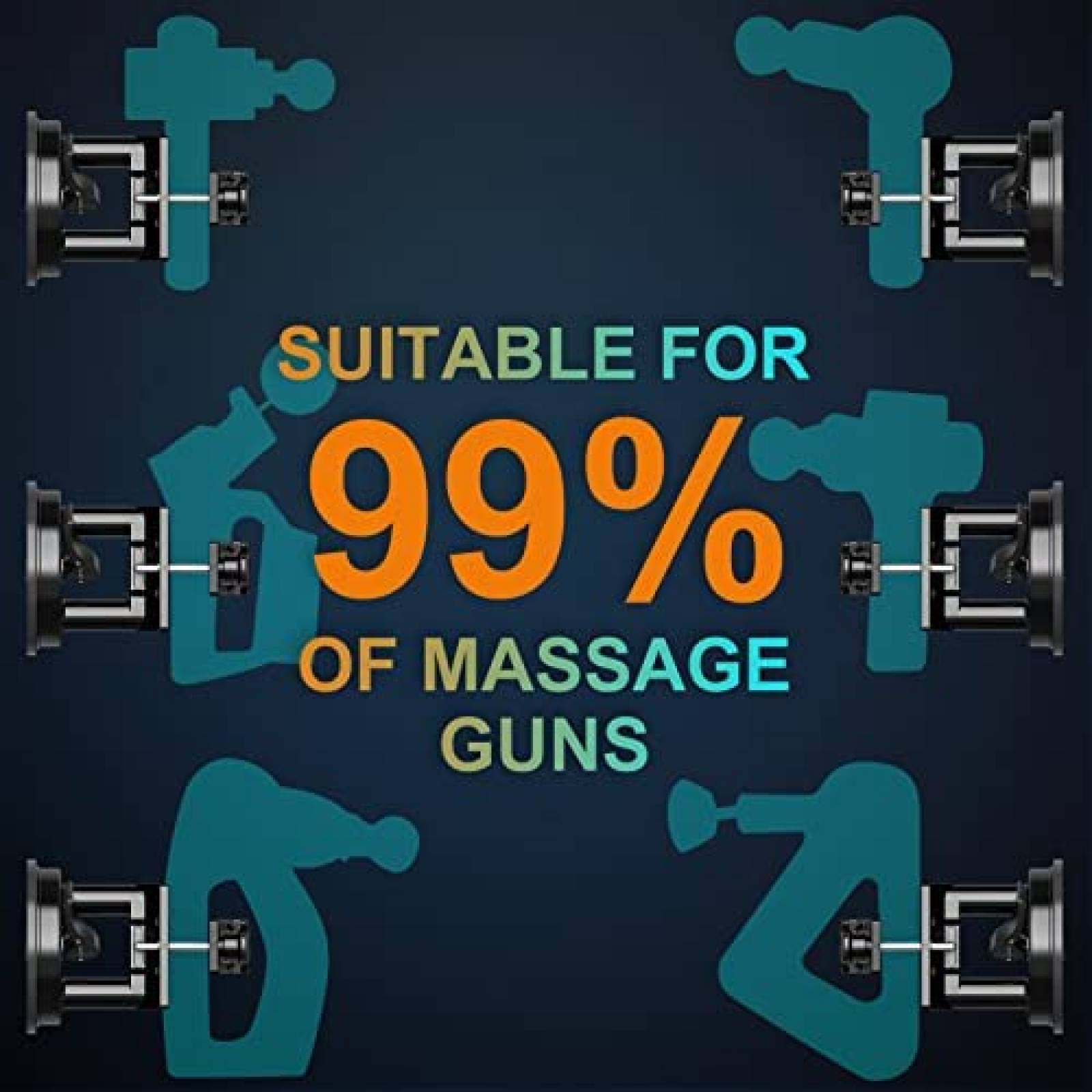 Soporte de Pistola TRYAST Para Automasaje -Negro