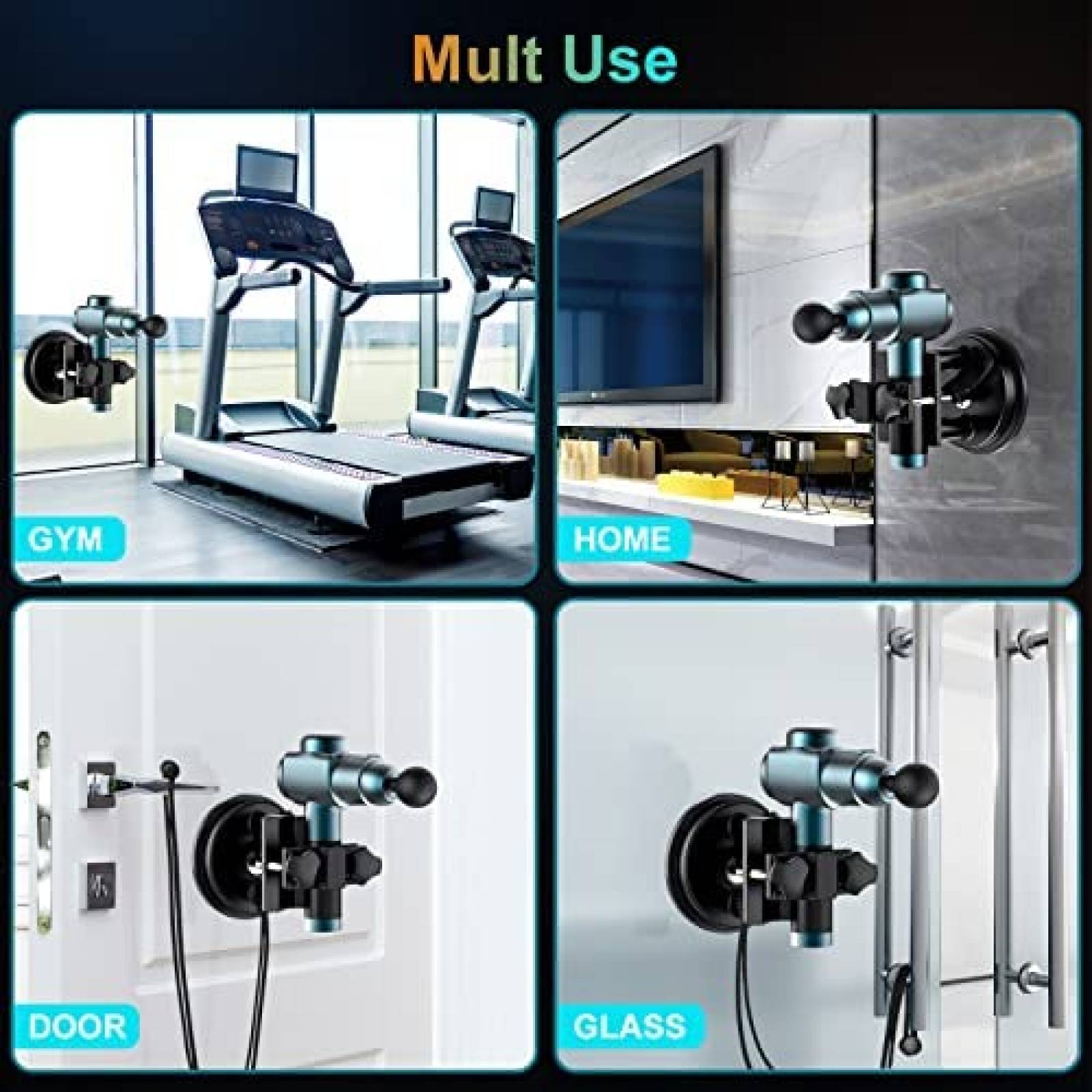 Soporte de Pistola TRYAST Para Automasaje -Negro