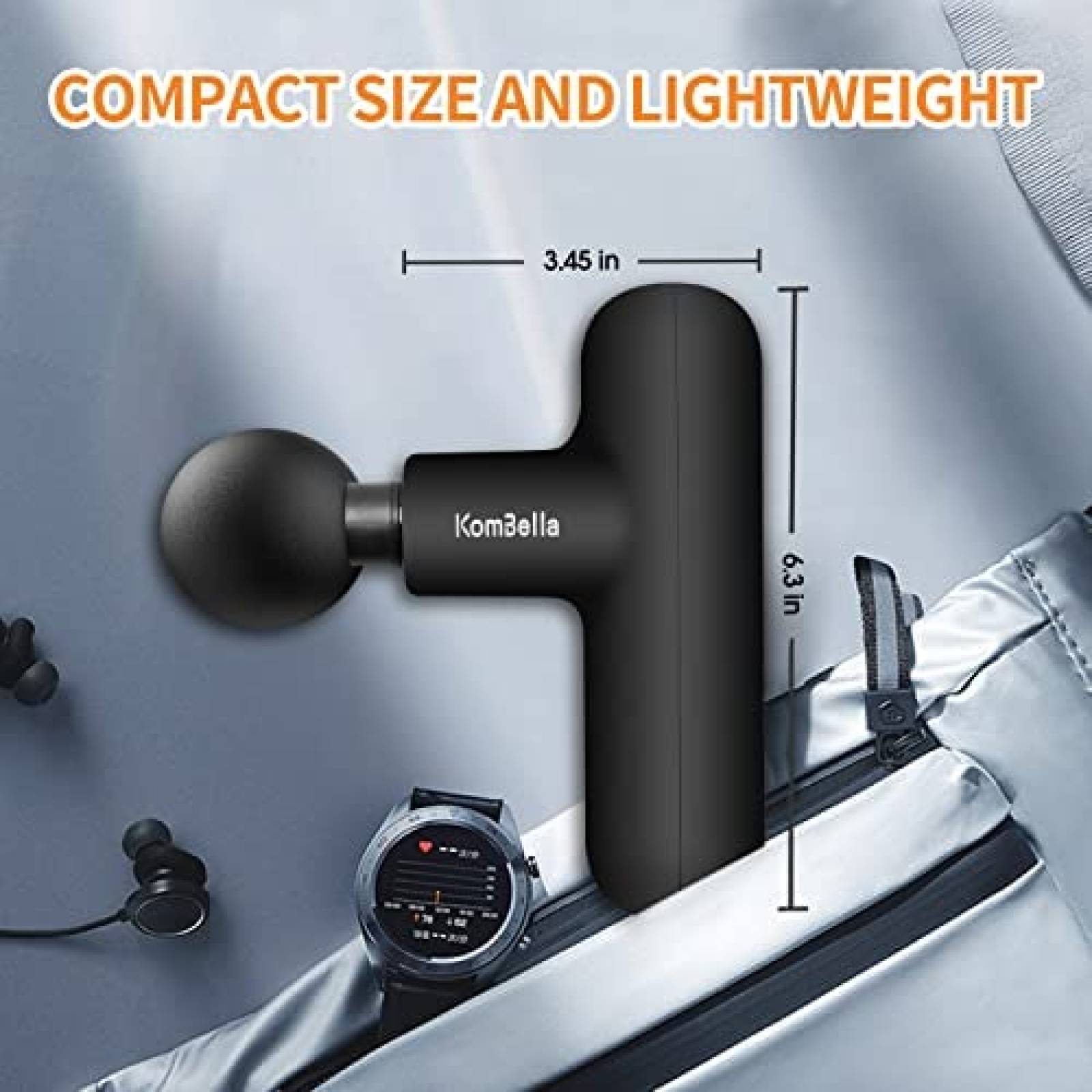 Mini Pistola de Masaje KOMBELLA Portatil de Tejidos Profundos