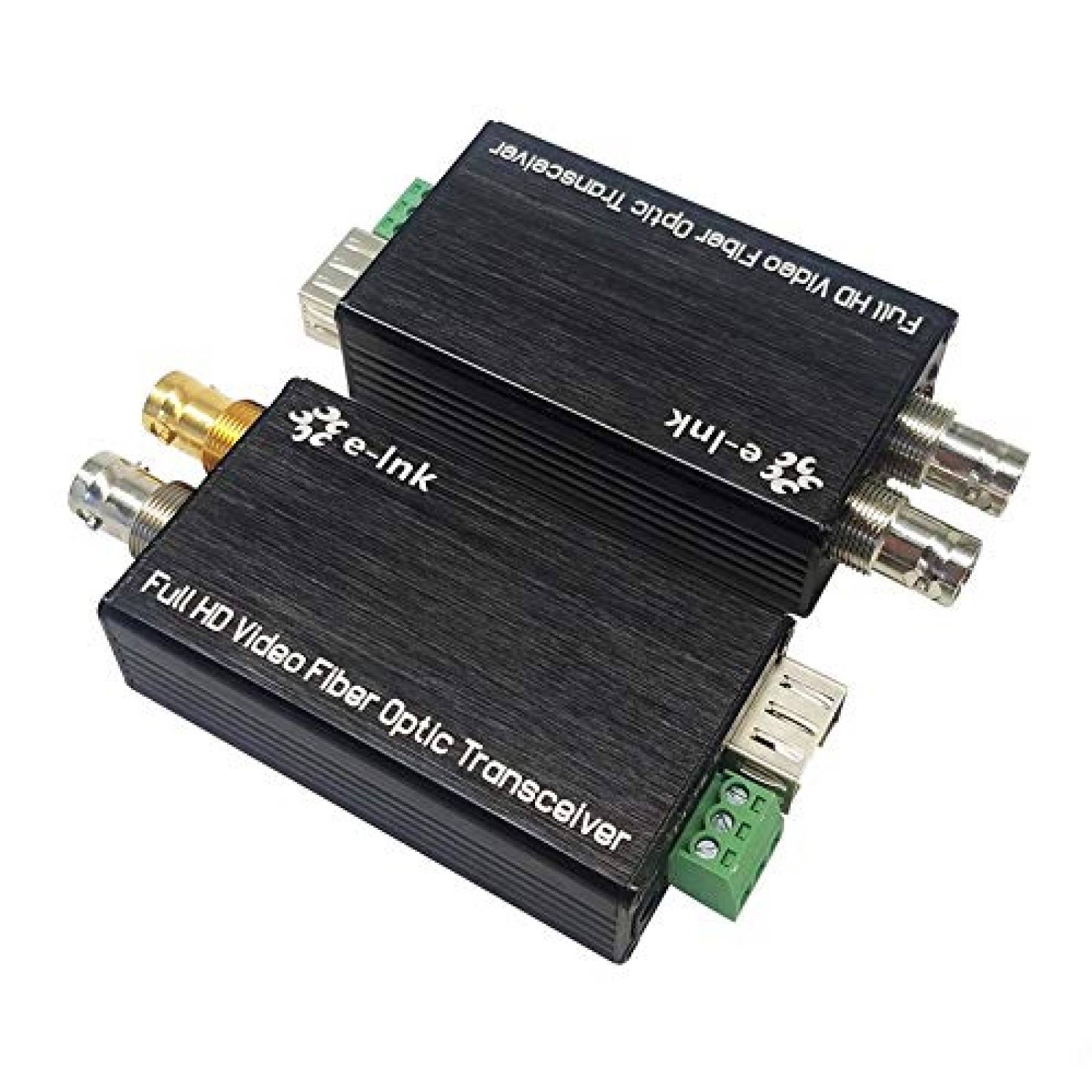 Convertidor E-link Mini HD SDI Fibra Extender 1080P -Negro