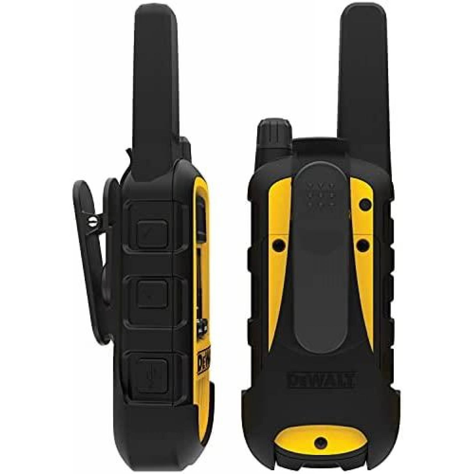 Walkie Talkies DEWALT DXFRS800 2 Pzs 2W Alto Rango -Amarillo