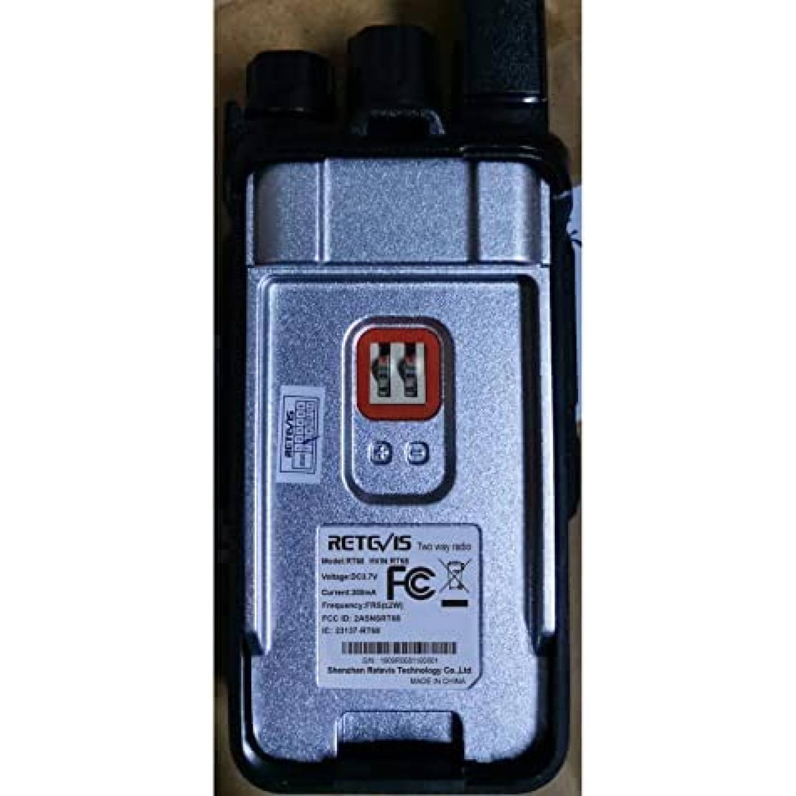 Kit 4 Radios Retevis RT68 1200mAh Carga USB -Negro