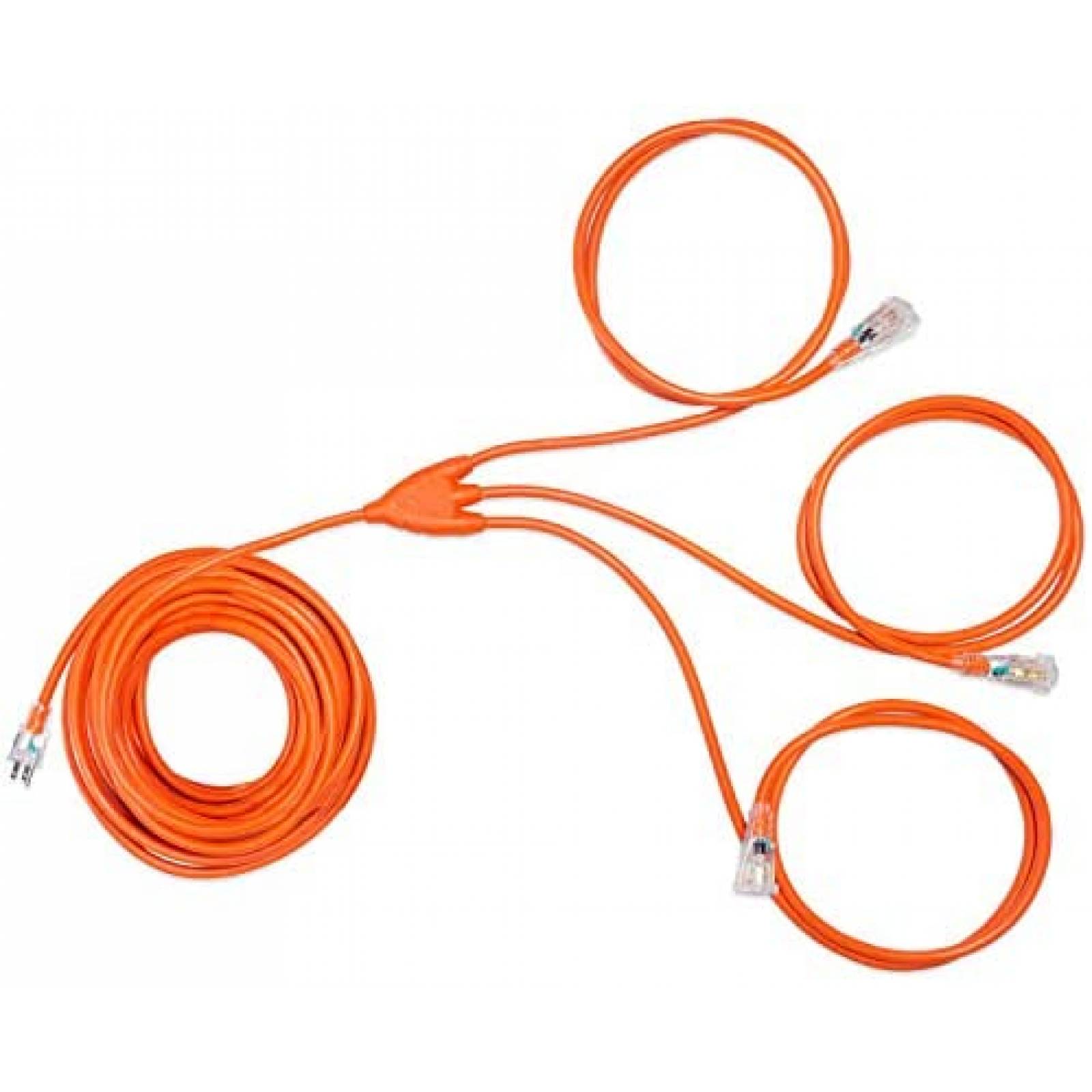 Cable Iron Forge Ethernet 1 a 3 de 50 Pies -Naranja