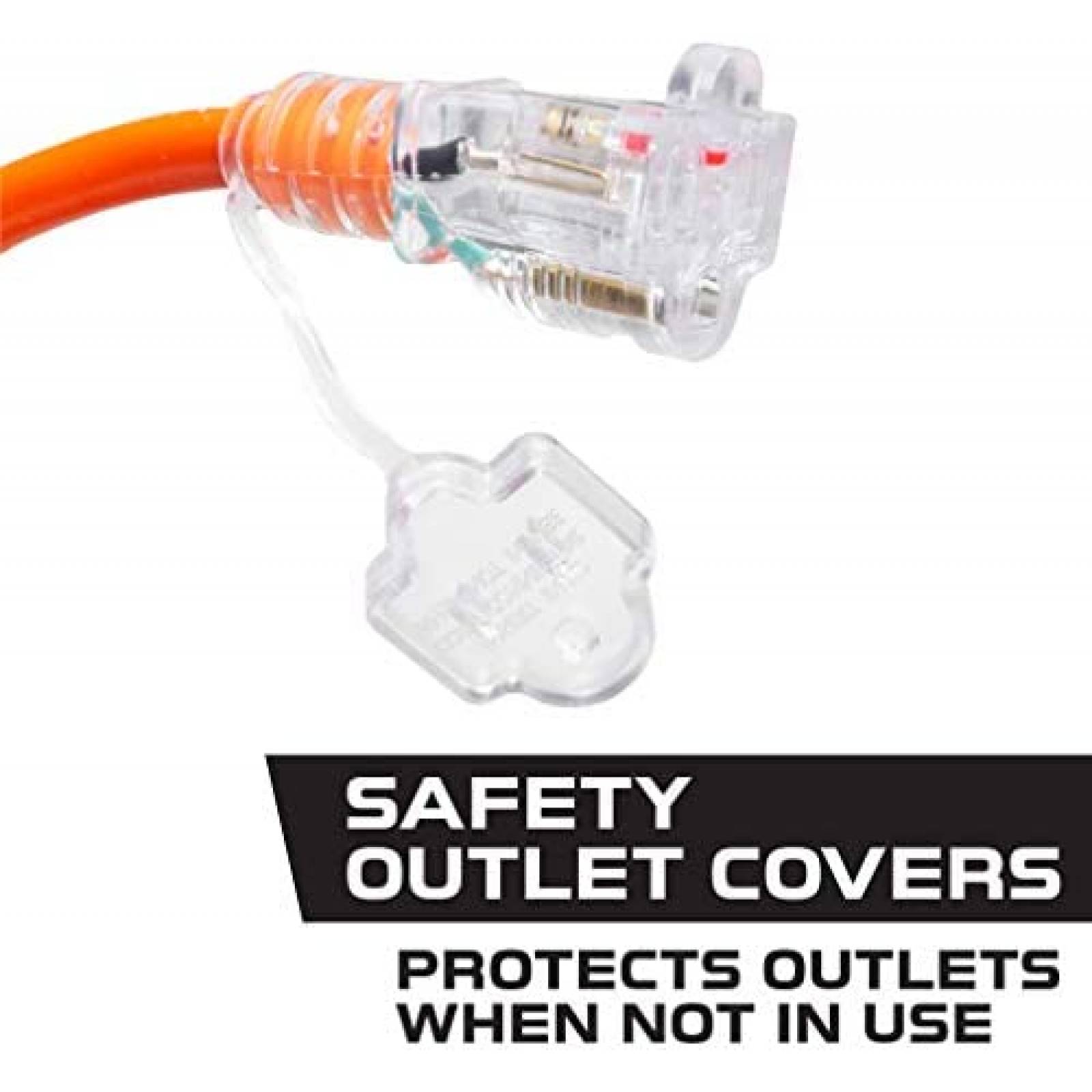 Cable Iron Forge Ethernet 1 a 3 de 50 Pies -Naranja