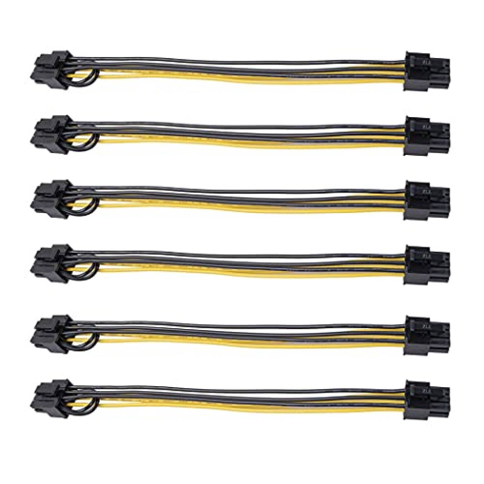 Cable Alimentador XDDZ de 6 a 8 Pines de 11.8'' -Negro