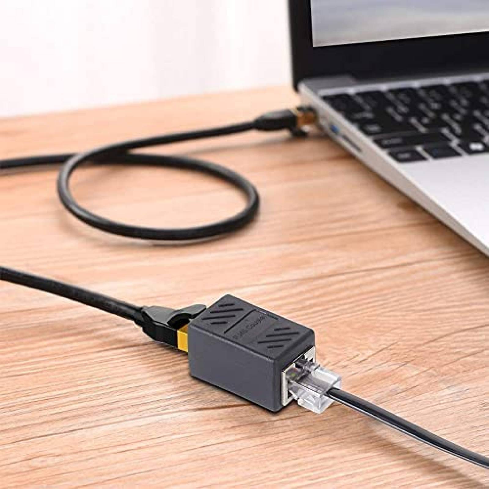 Pack adaptador para ethernet Vcall x2 RJ45 a RJ11 -Negro