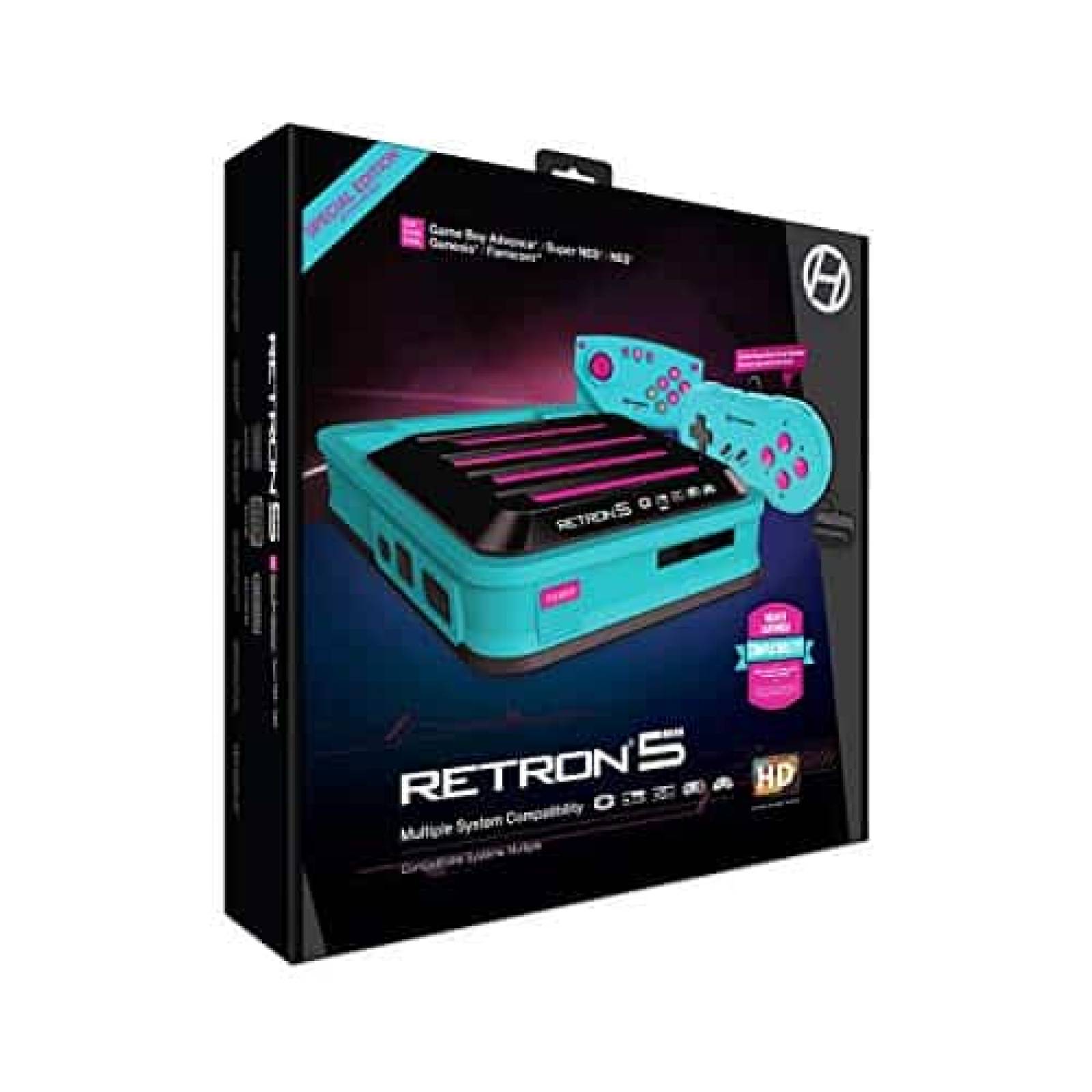 Consola de juegos Hyperkin RetroN 5 HD Super NES -Azul