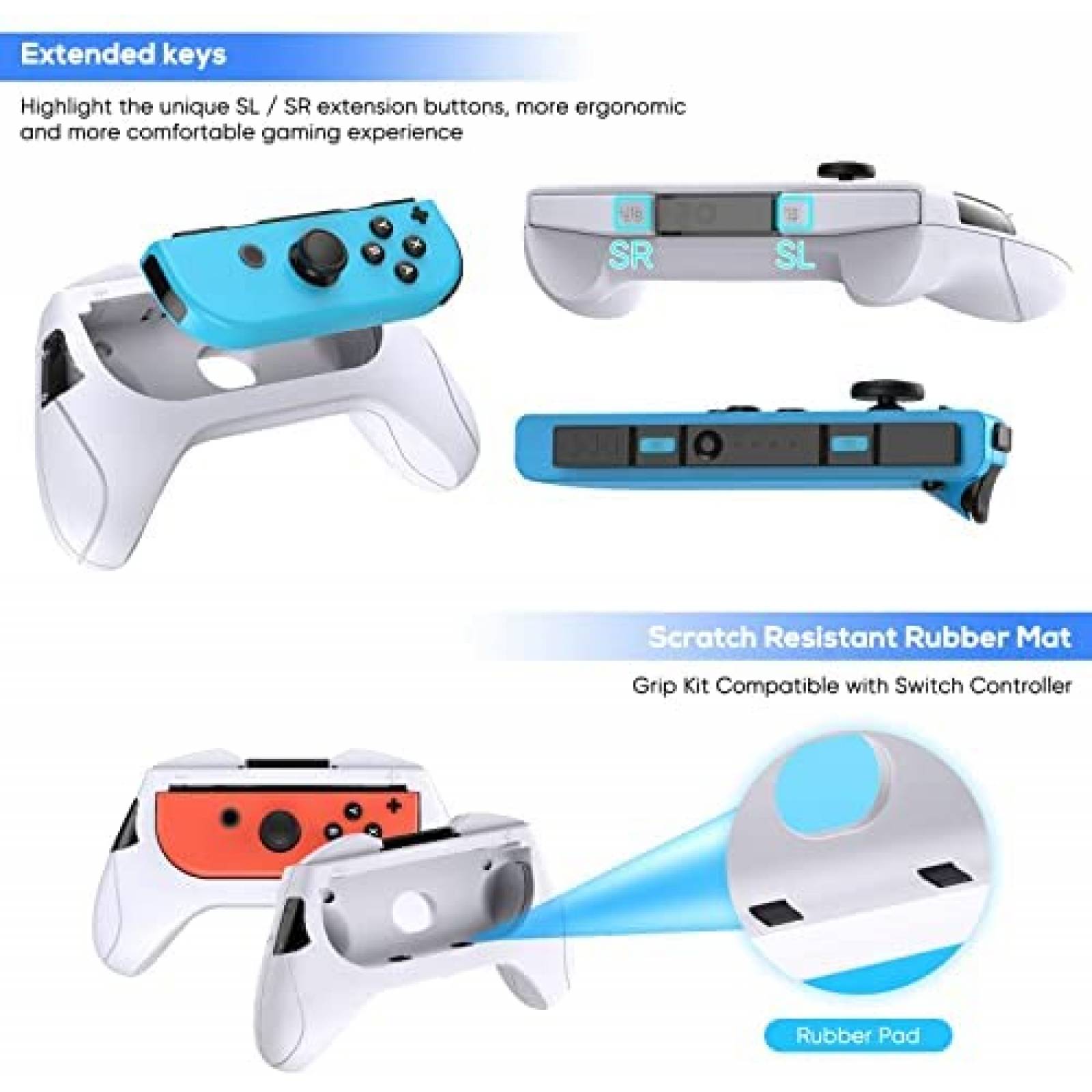 Estuche para Nintendo Switch FASTSNAIL 3 en 1 -Negro