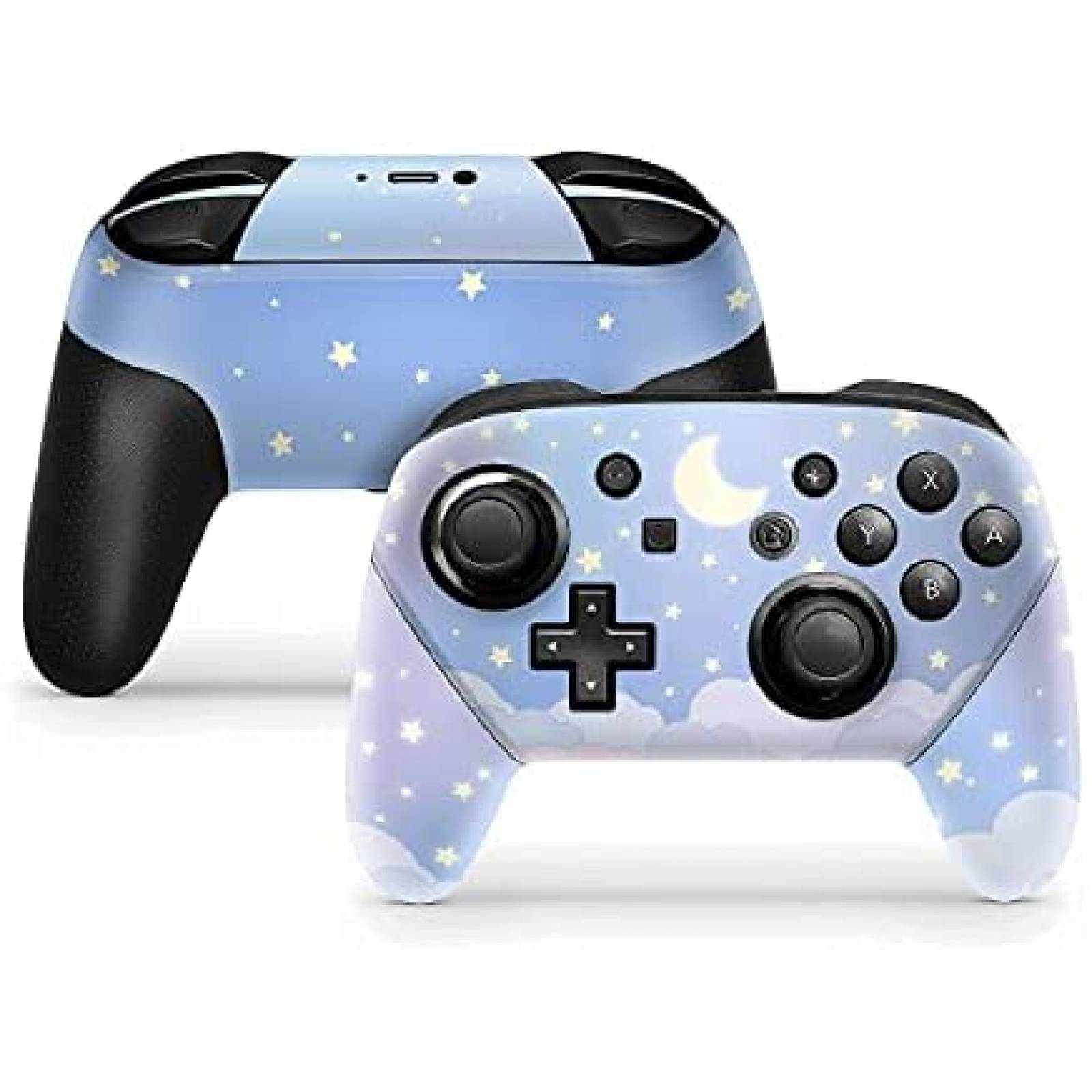 Skin Consola TACKY DESING Nintendo Switch Nubes Luna -Morado