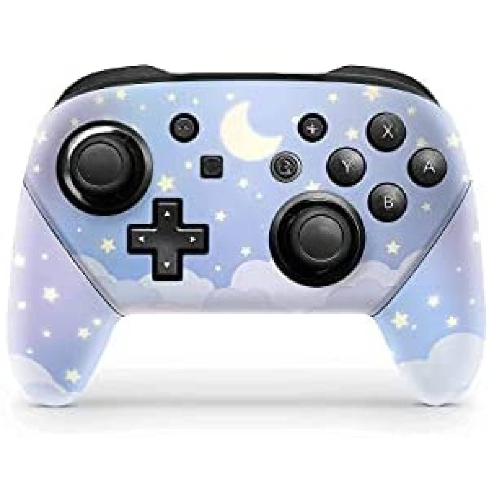 Skin Consola TACKY DESING Nintendo Switch Nubes Luna -Morado