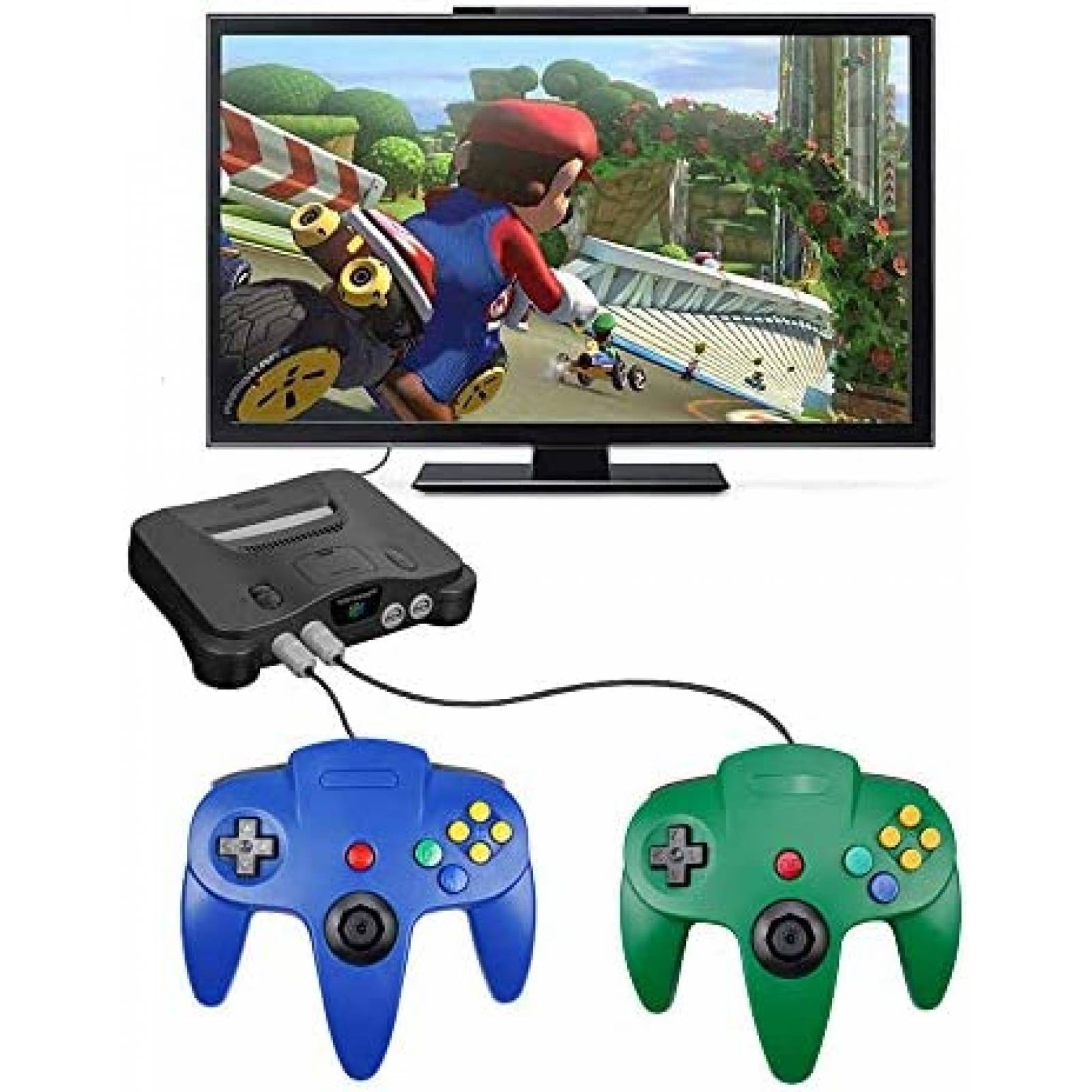 Controles King Smart N64 Paquete de 2 para Nintendo 64