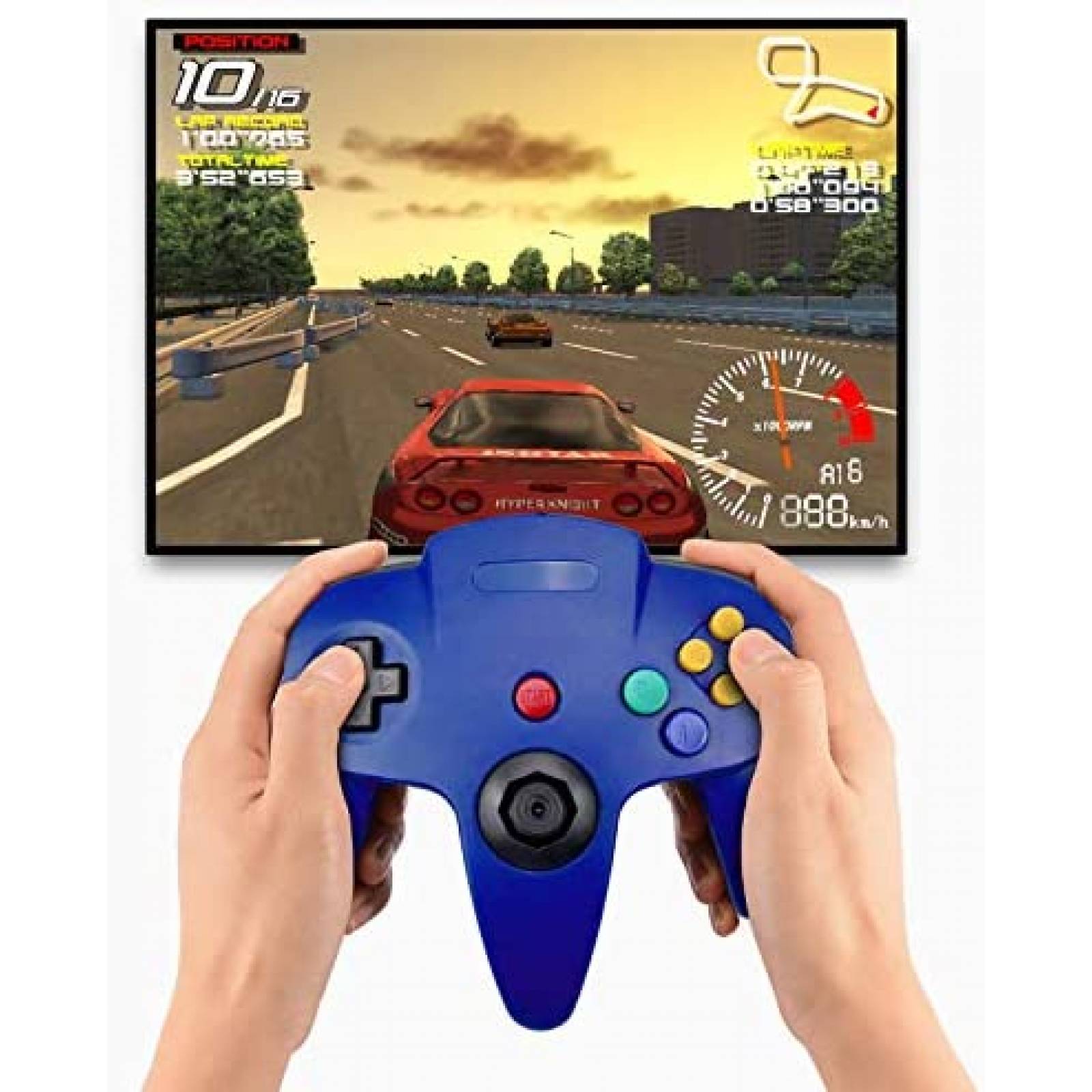 Controles King Smart N64 Paquete de 2 para Nintendo 64