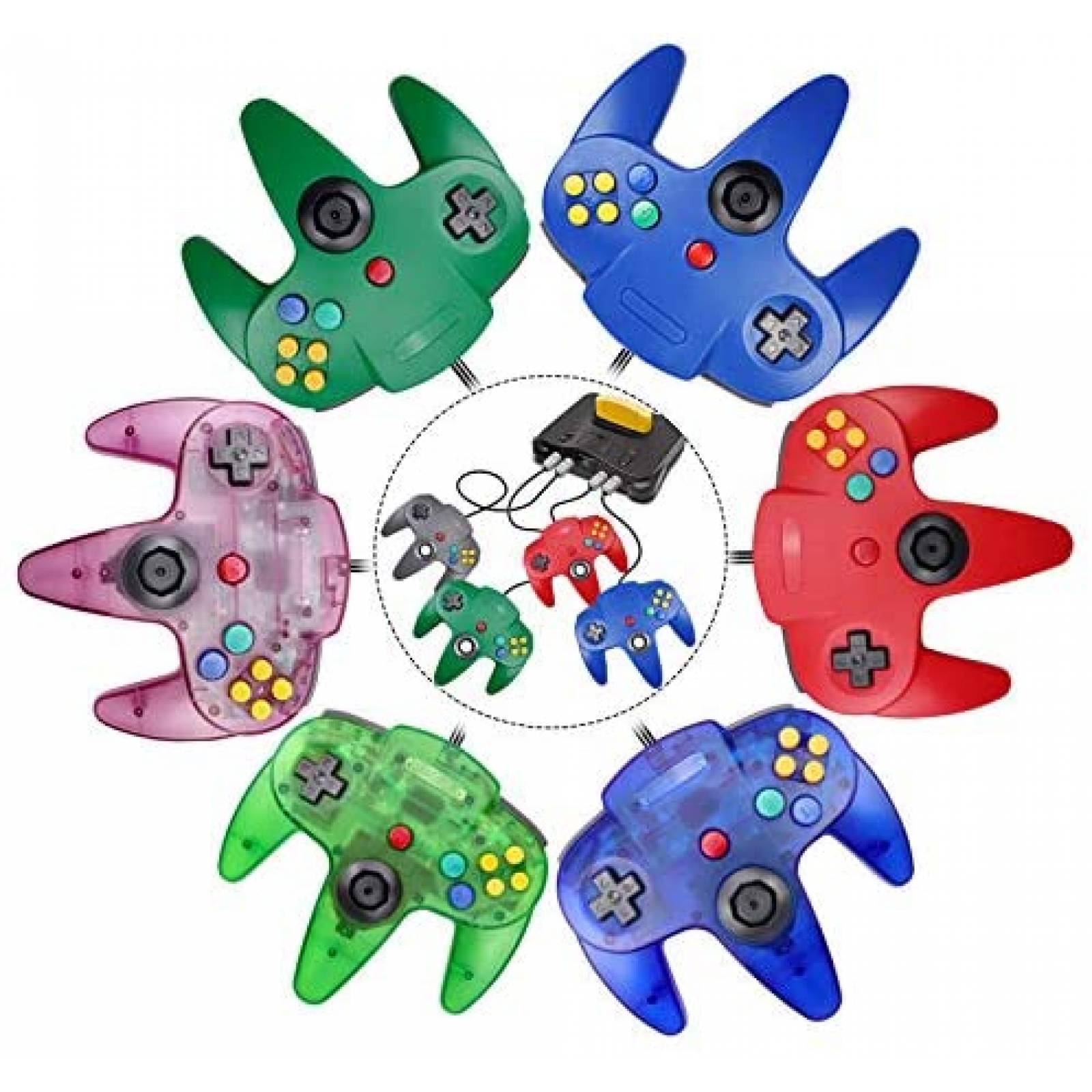 Controles King Smart N64 Paquete de 2 para Nintendo 64