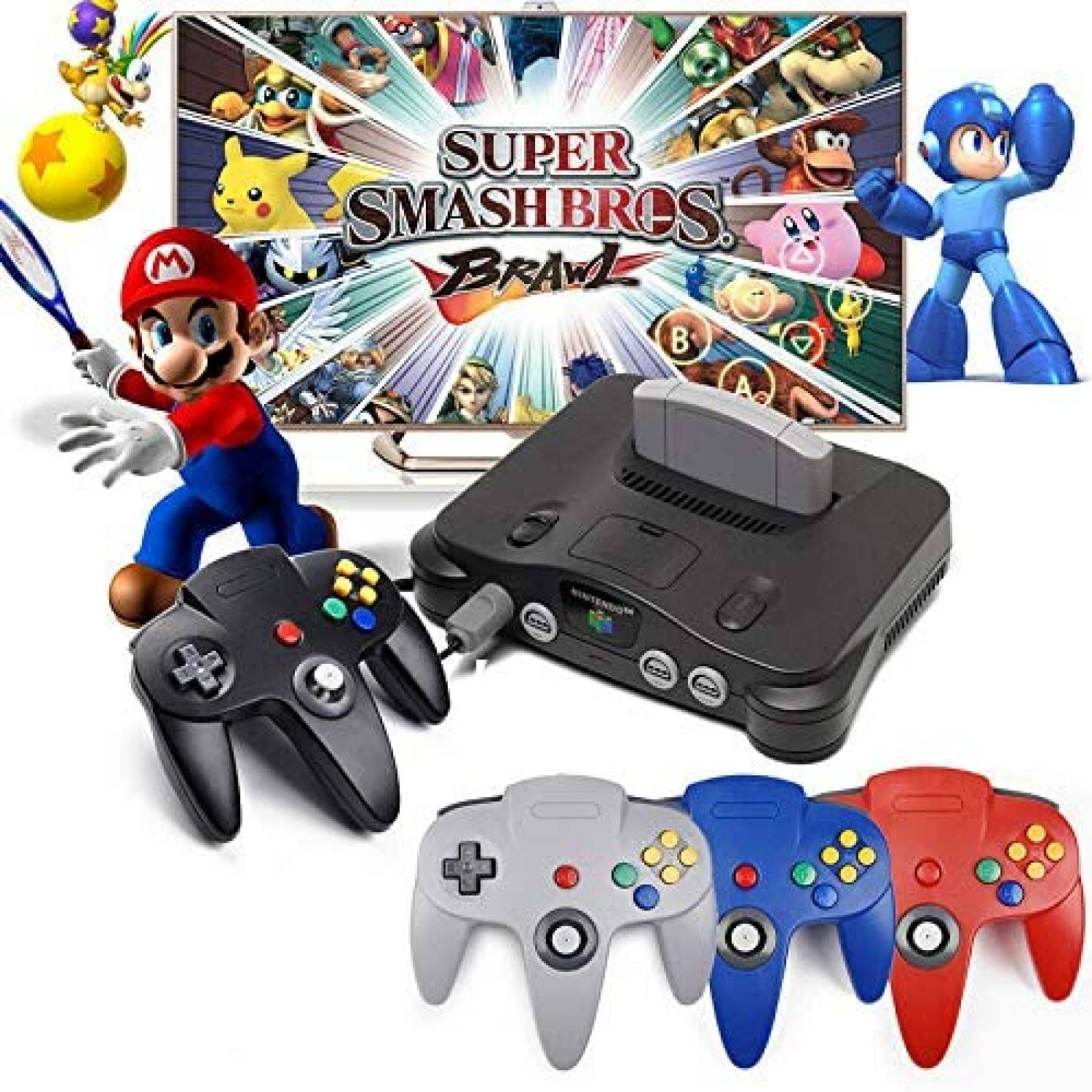 Controles King Smart N64 Paquete de 2 para Nintendo 64