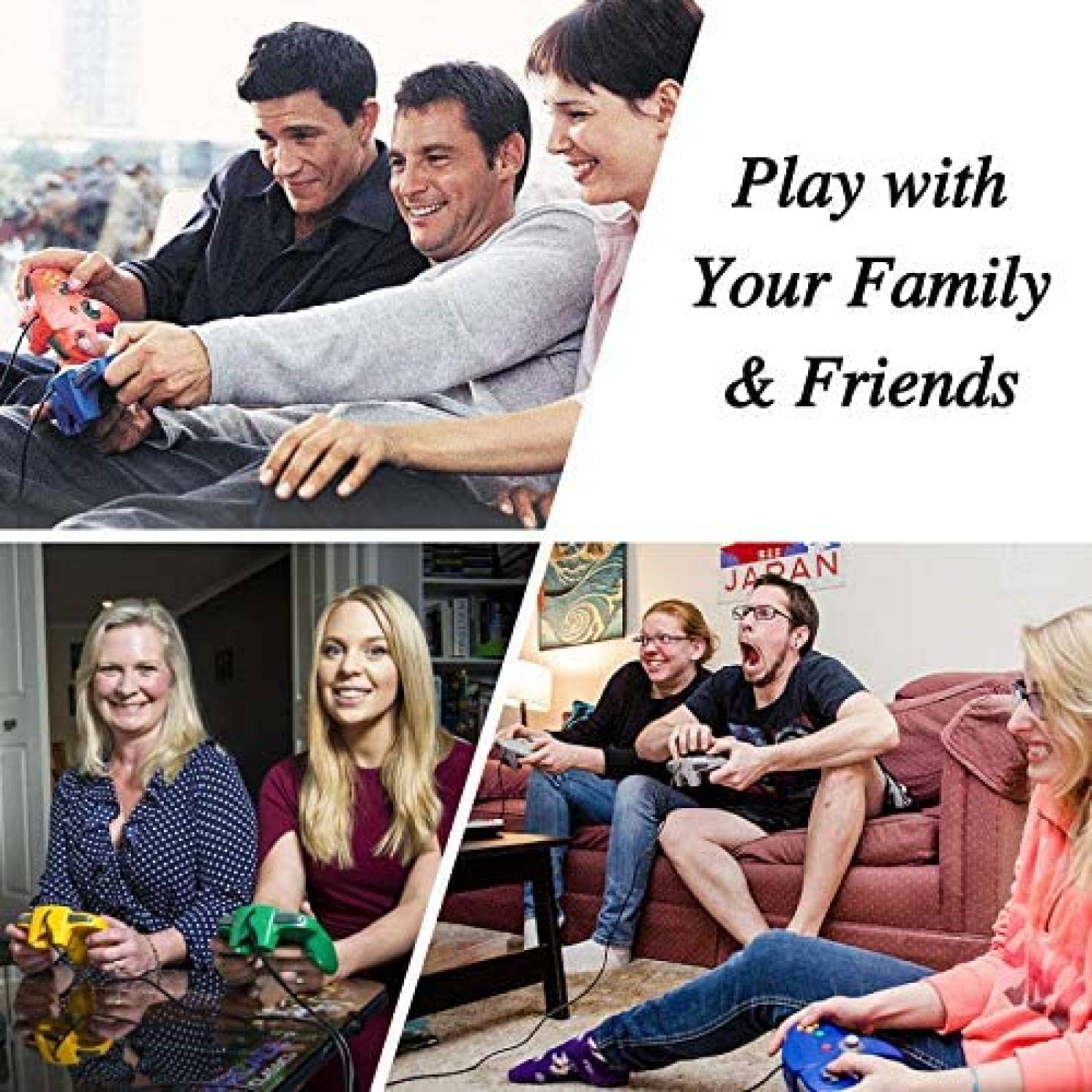 Controles King Smart N64 Paquete de 2 para Nintendo 64