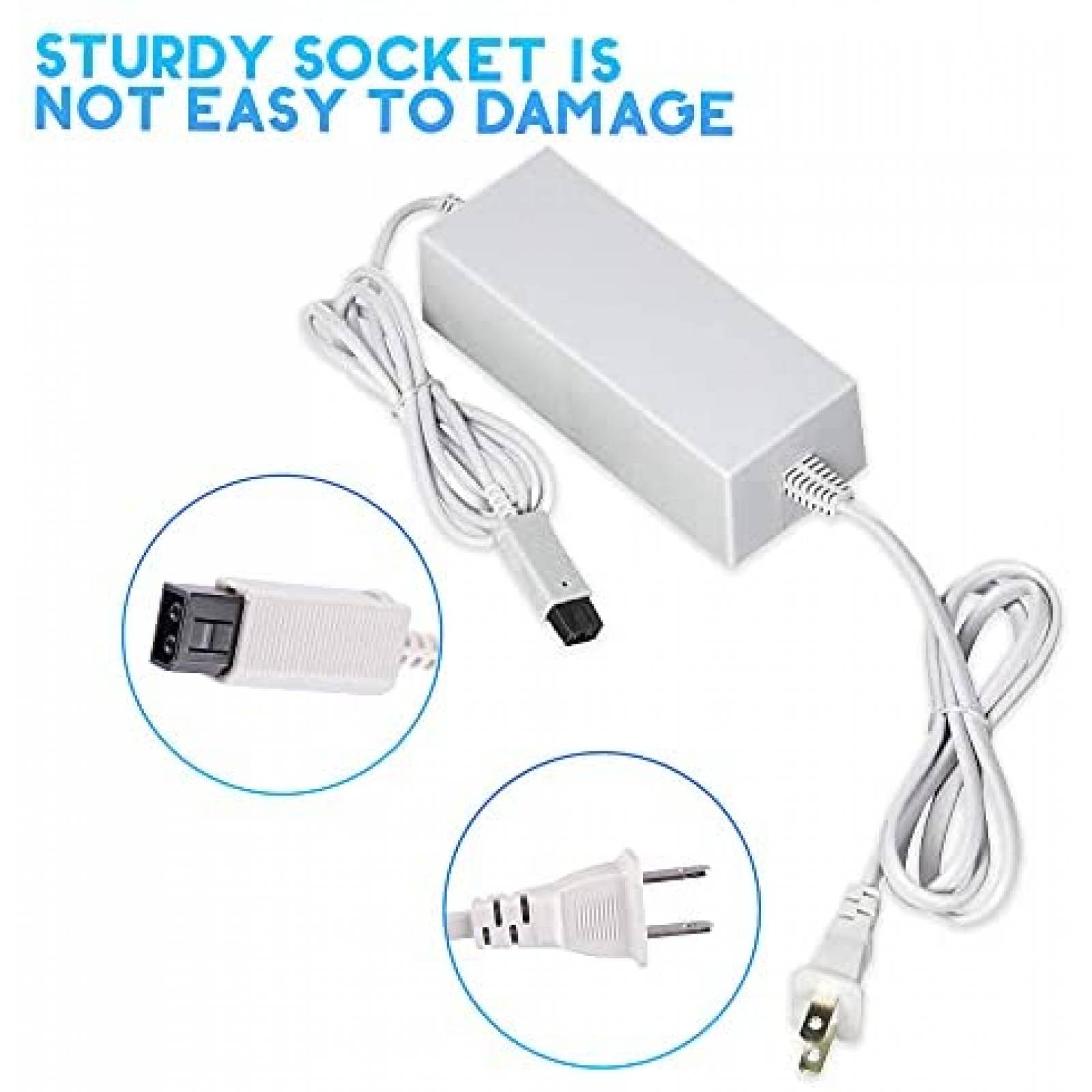 Paquete de accesorios para Wii Xahpower 4 en 1 -Blanco