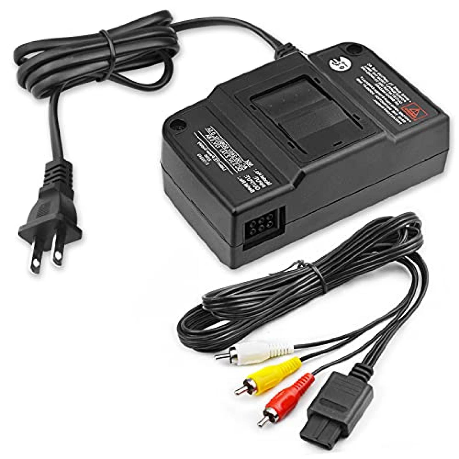 Cable Poder NOVEMS AV Compatible Consolas Videojuegos -Negro